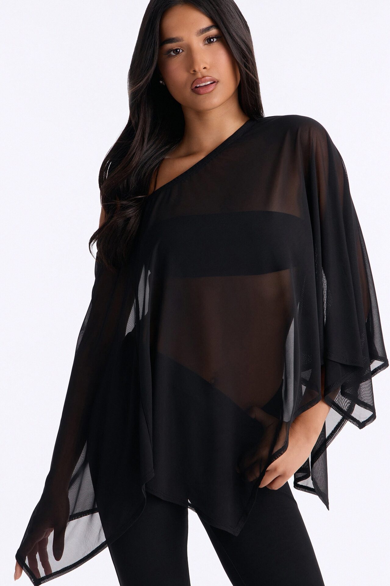 Eva Off Shoulder 3 Piece Capri Set - Black