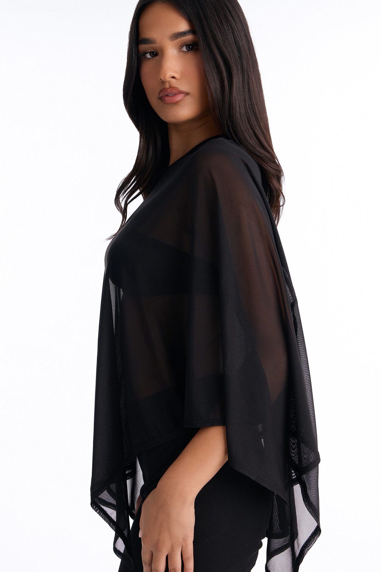 Eva Off Shoulder 3 Piece Capri Set - Black