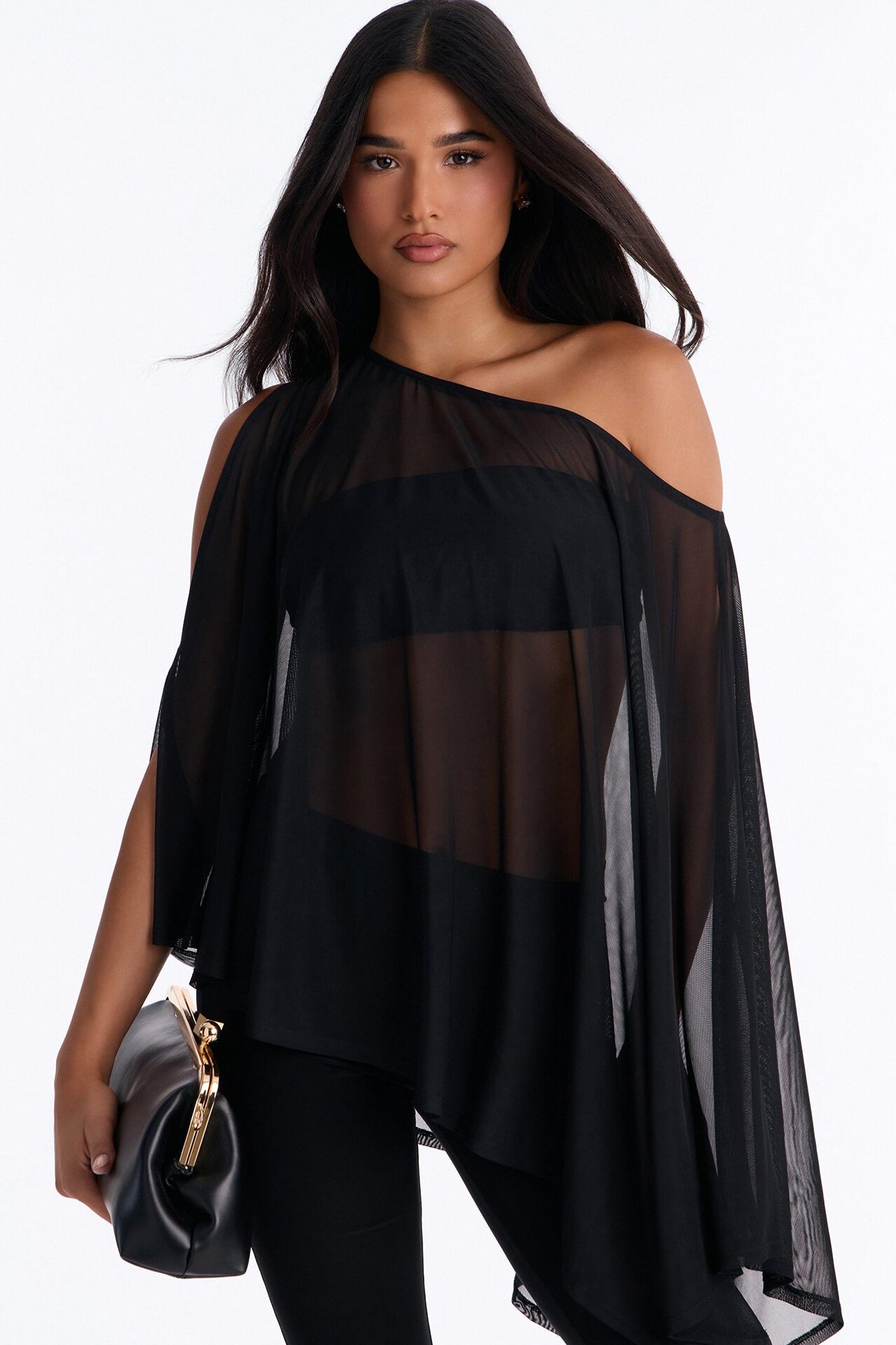 Main Character 3 Piece Mesh Pant Set - Black