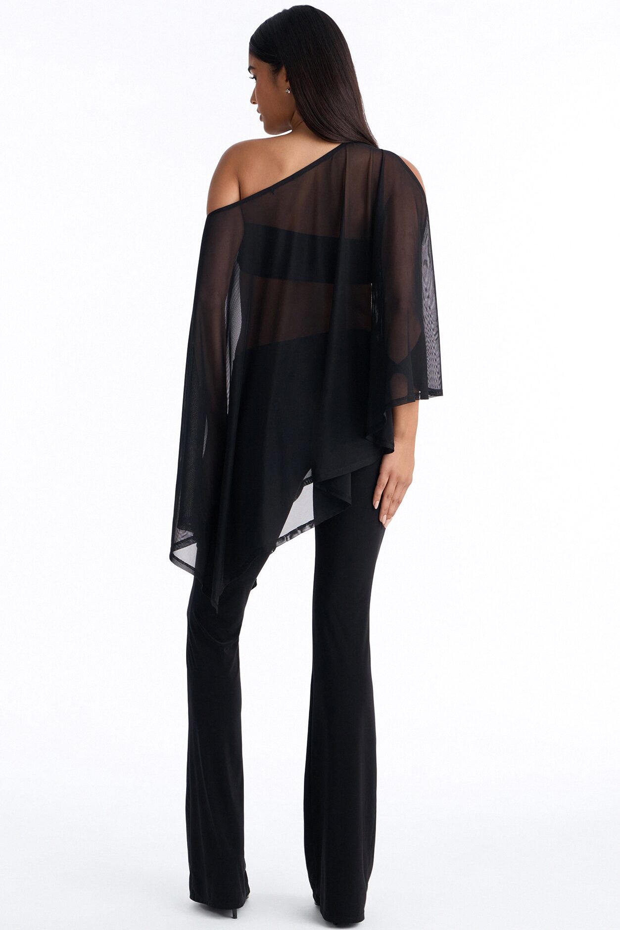 Main Character 3 Piece Mesh Pant Set - Black