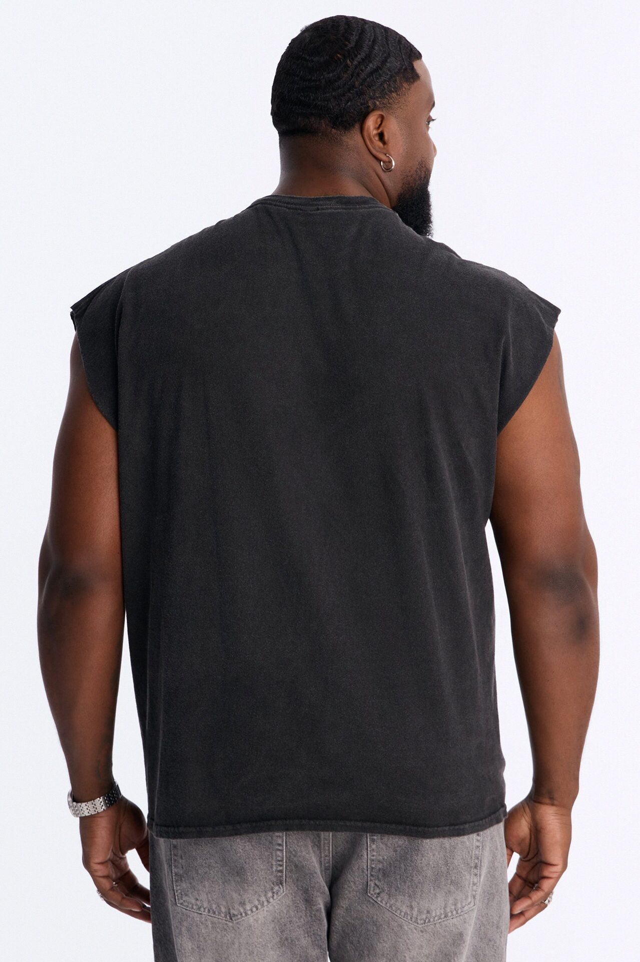 Saints Over Sinners Vintage Muscle Tee - Black
