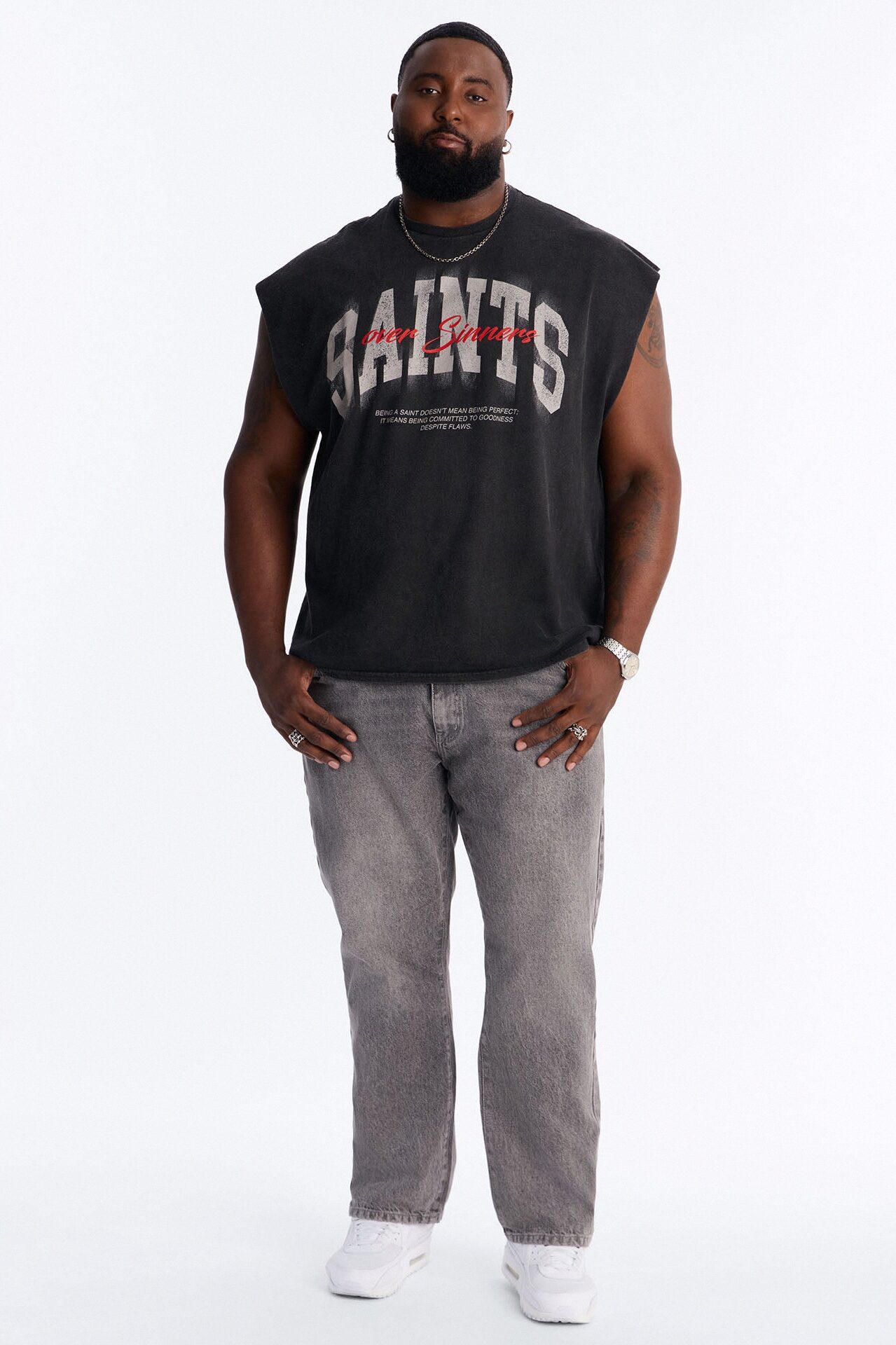 The Staple Straight Jean - Grey