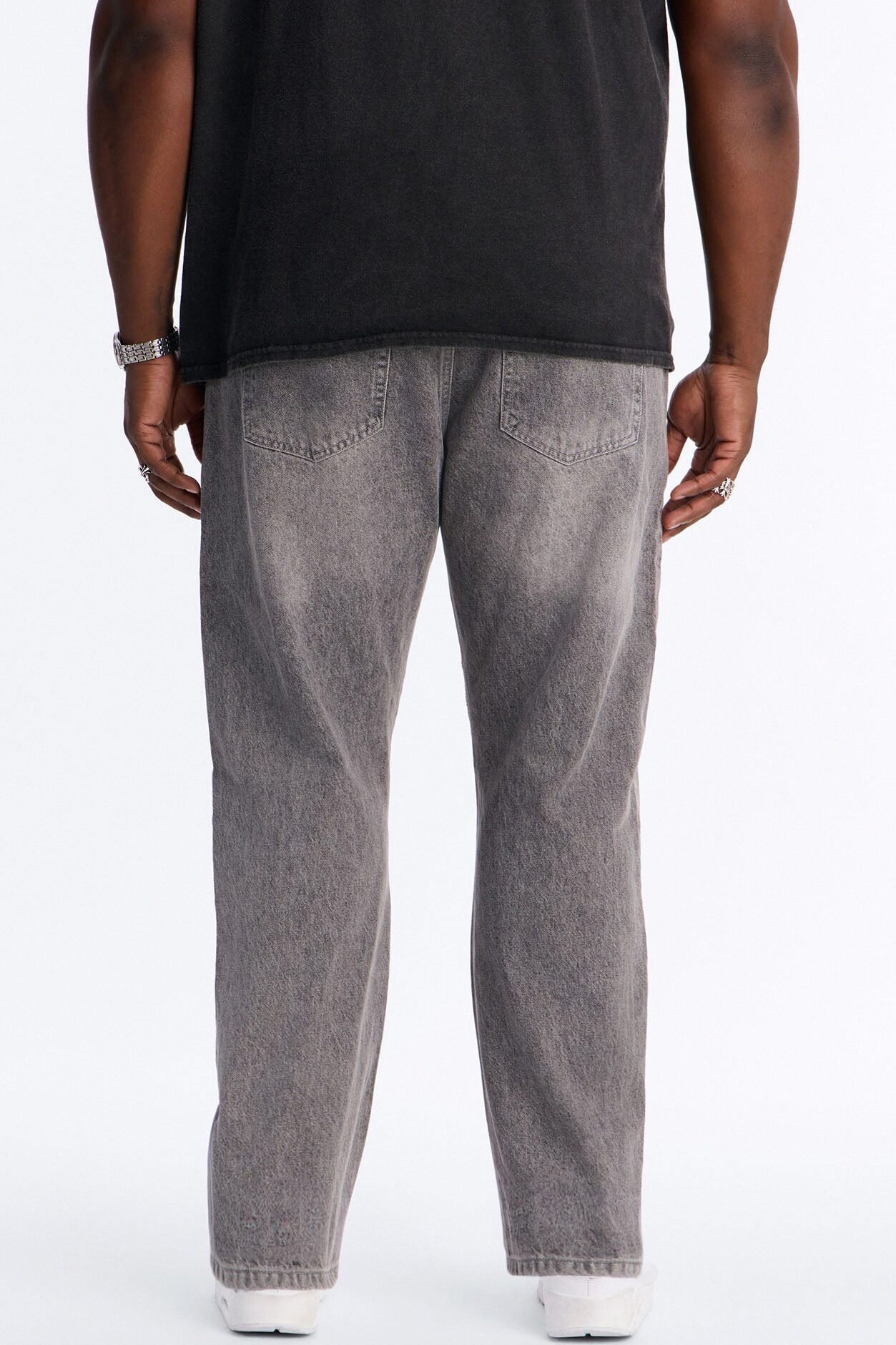 The Staple Straight Jean - Grey