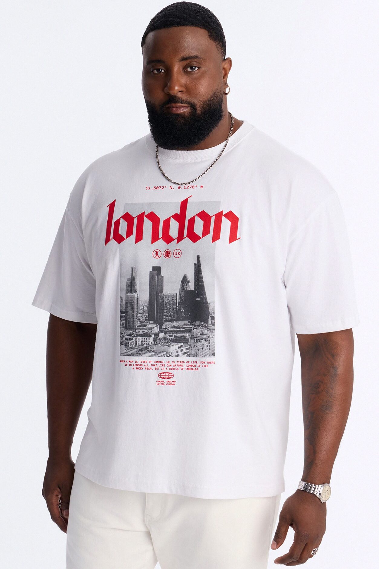 London Short Sleeve Tee - White