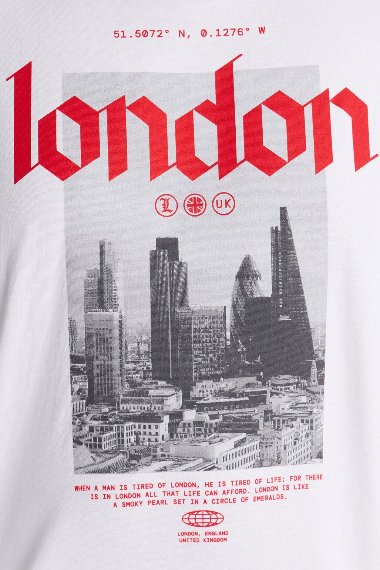 London Short Sleeve Tee - White