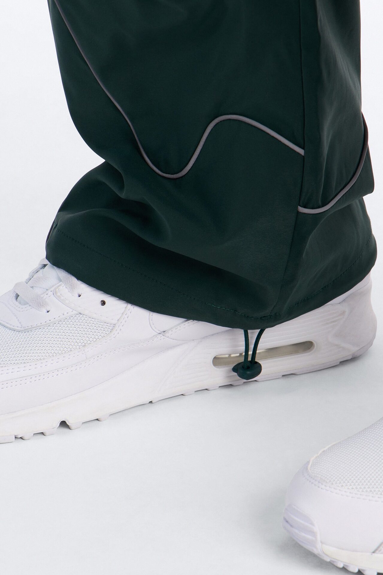Straight Futuristic Mode Track Pant - Hunter Green