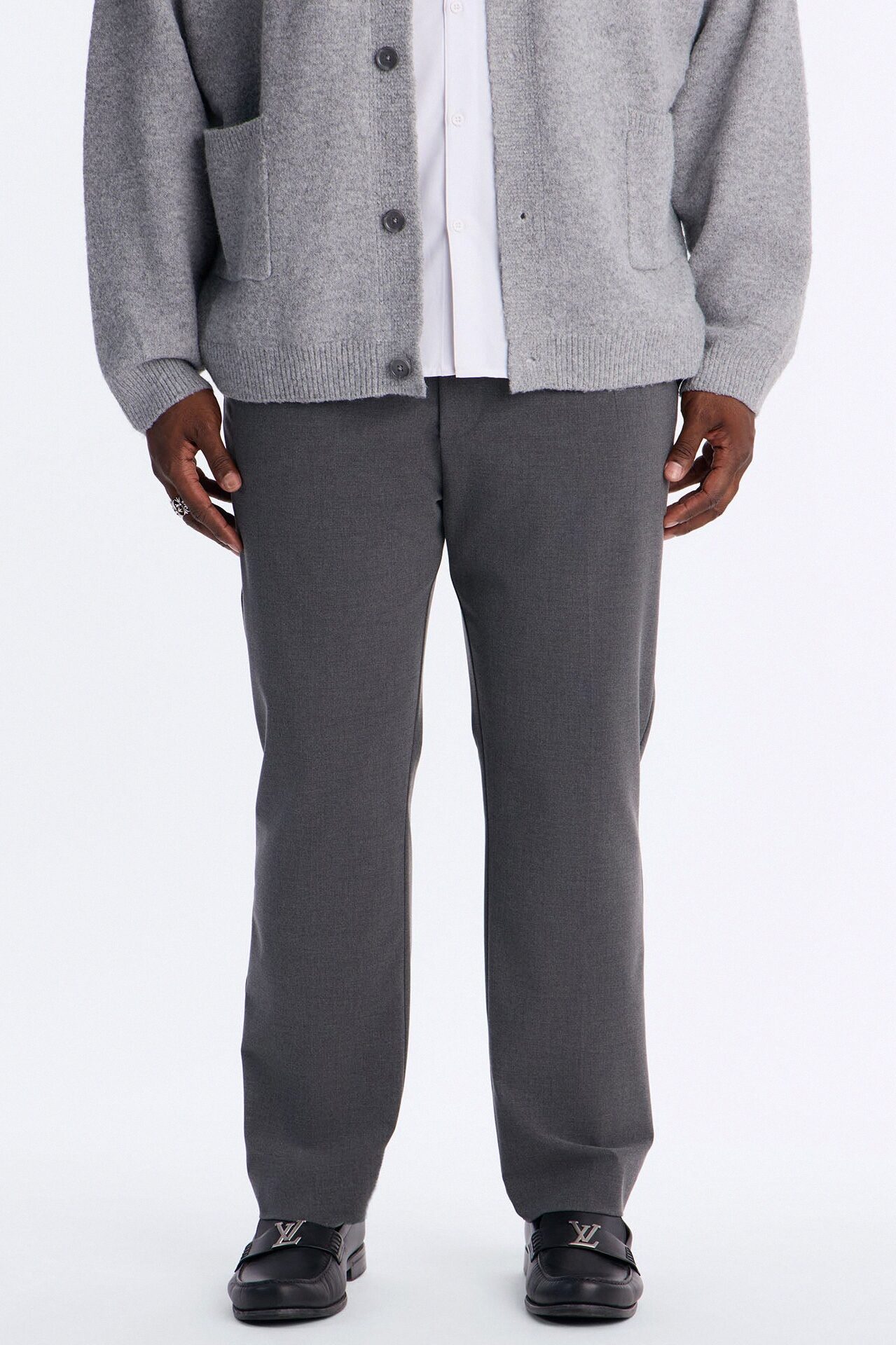 Windsor Luxe Slim Trouser - Charcoal