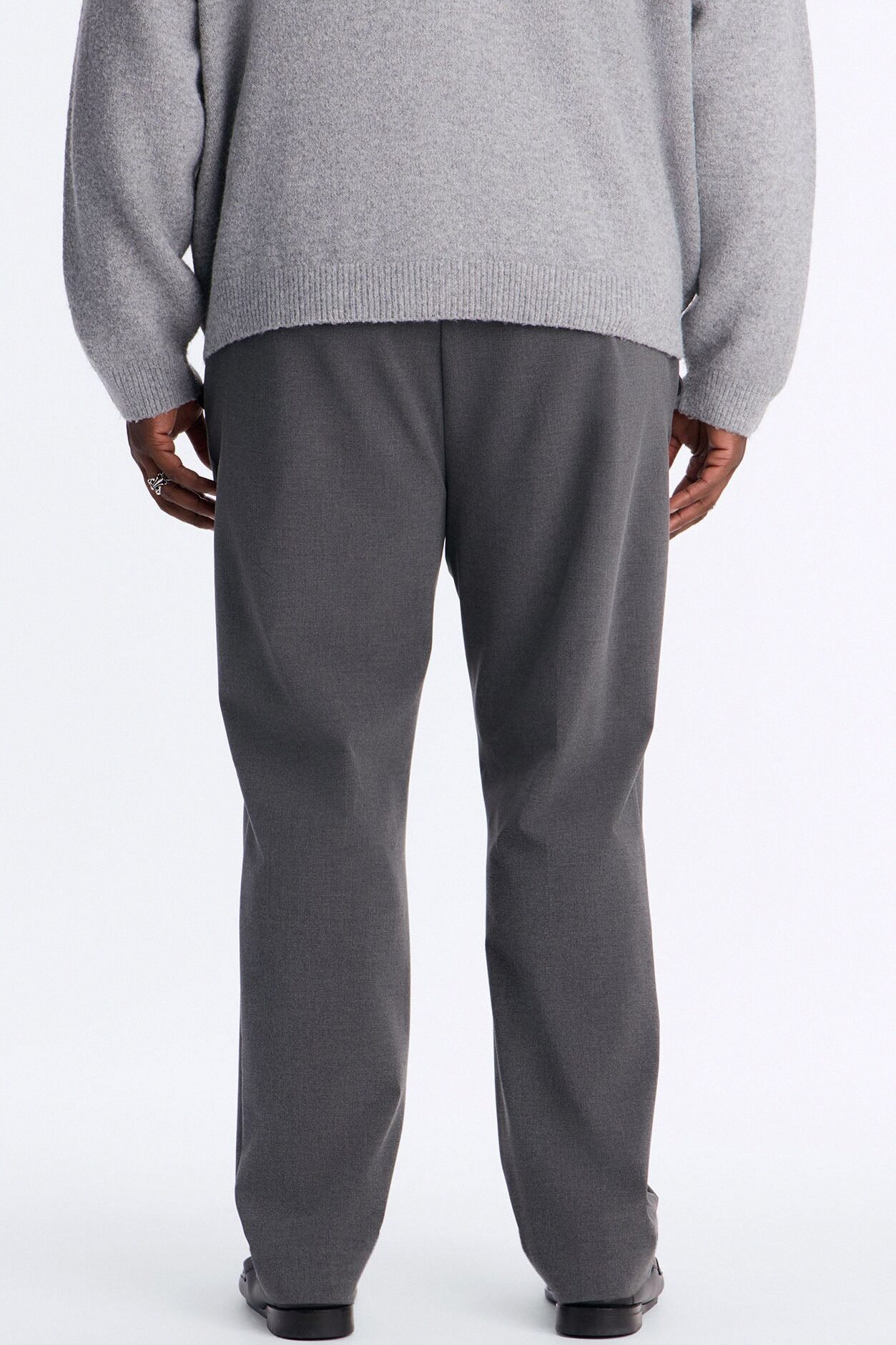Windsor Luxe Slim Trouser - Charcoal
