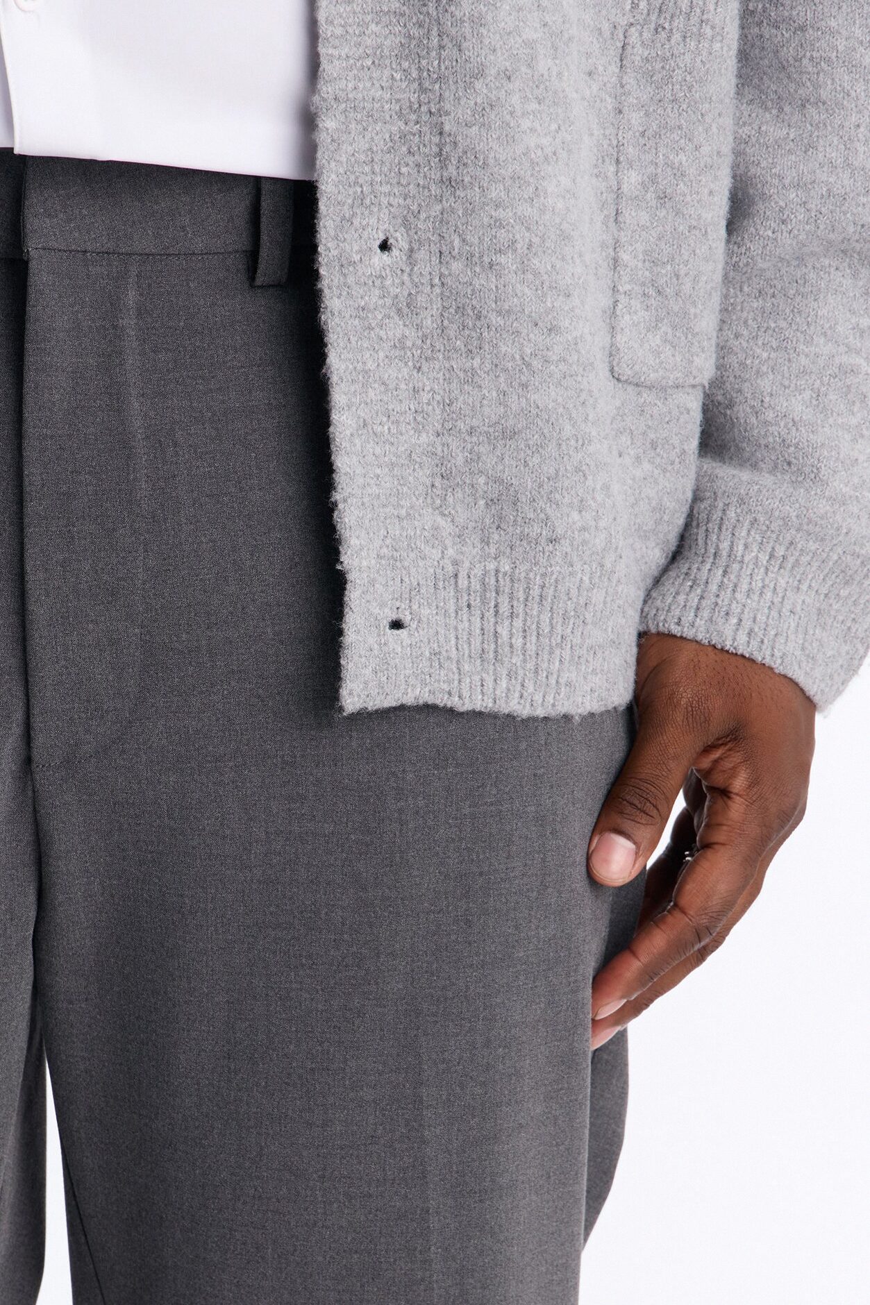 Windsor Luxe Slim Trouser - Charcoal