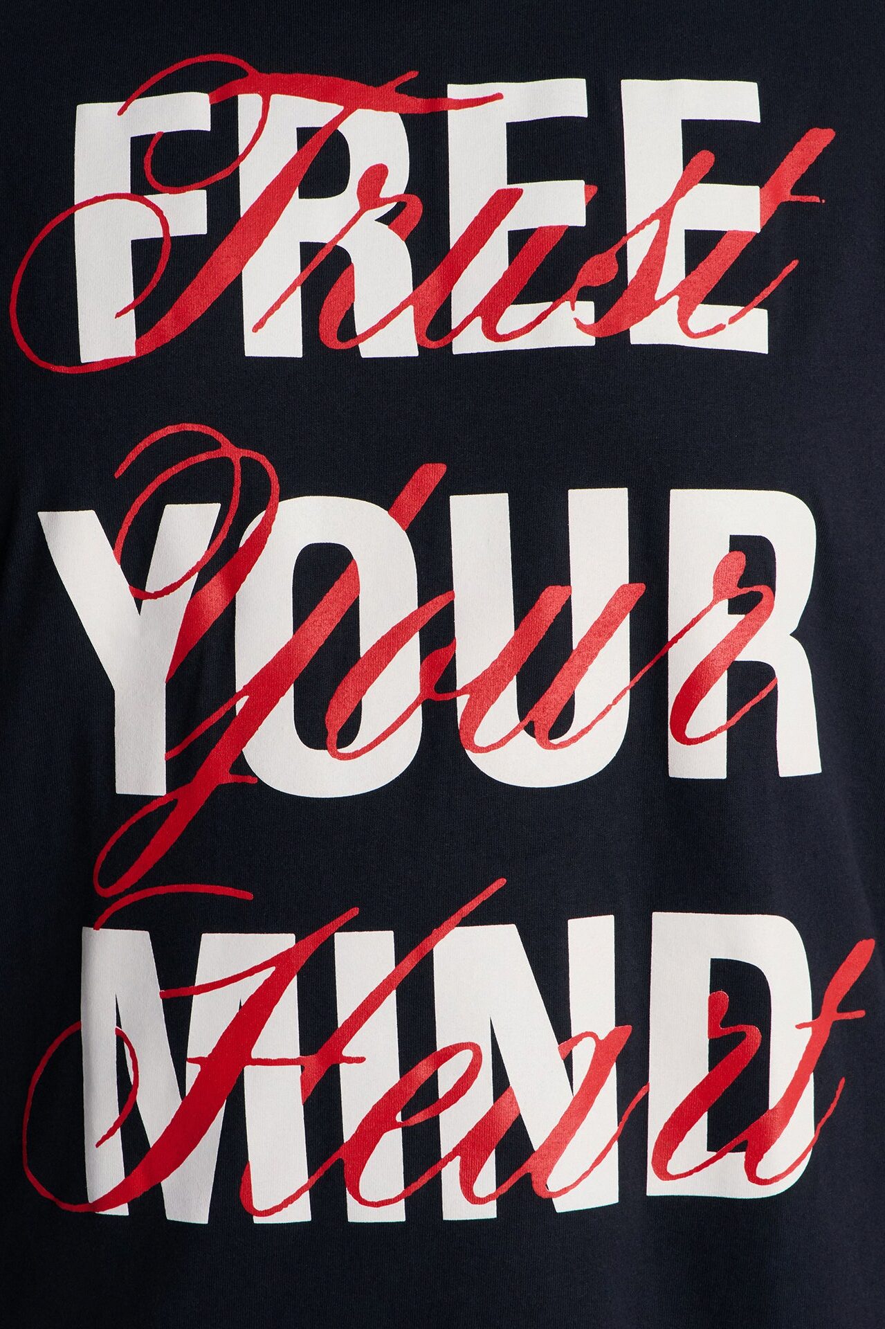 Free Your Mind Oversized Muscle Tank - Black