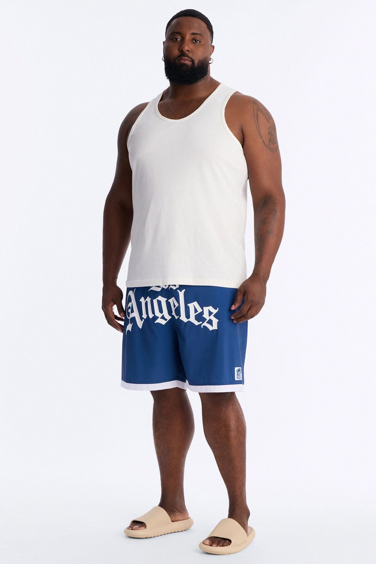 Los Angeles Legend Swim Trunk 7″ - Blue/combo