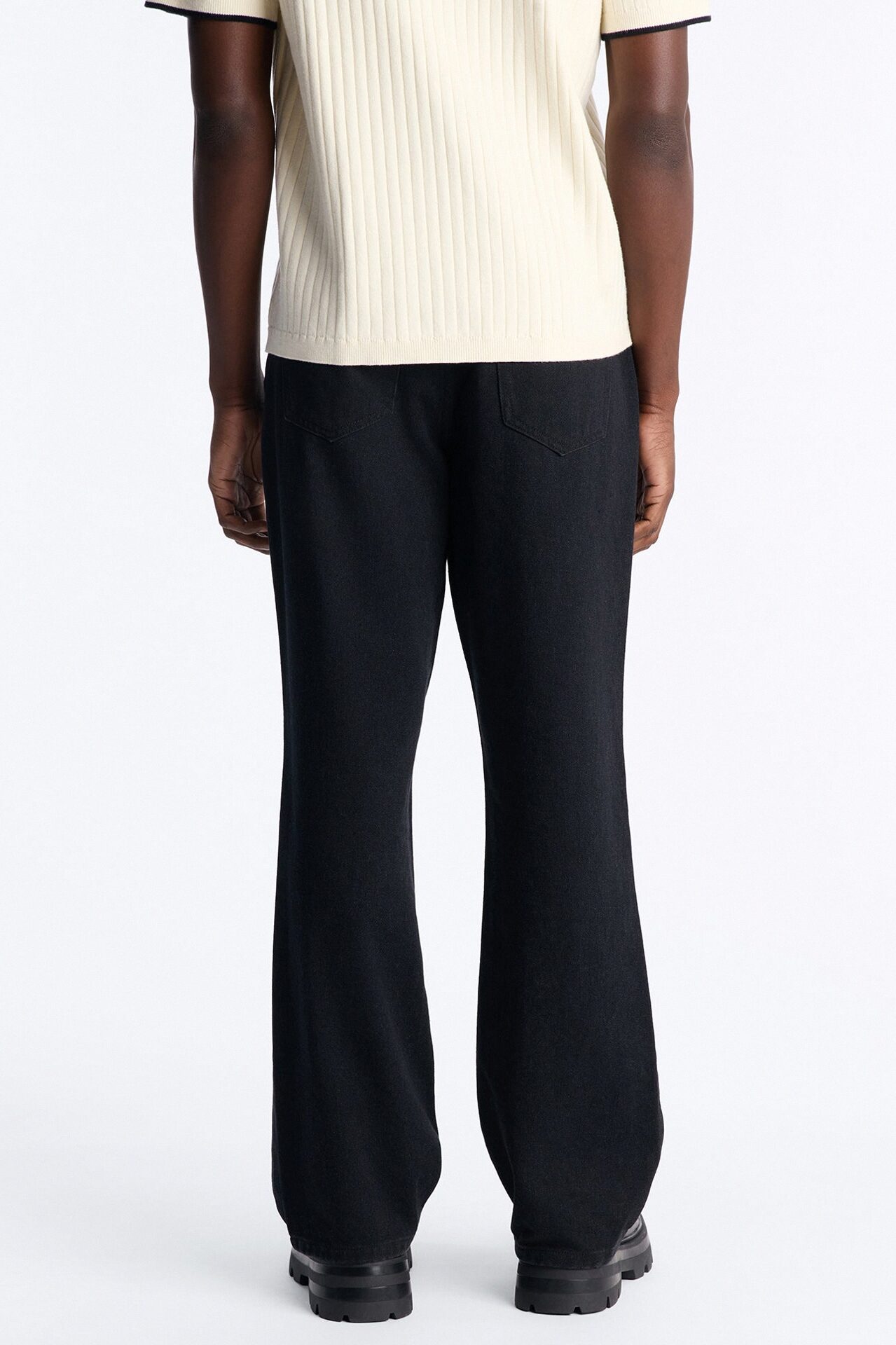 Routine Straight Flare Jean - Black