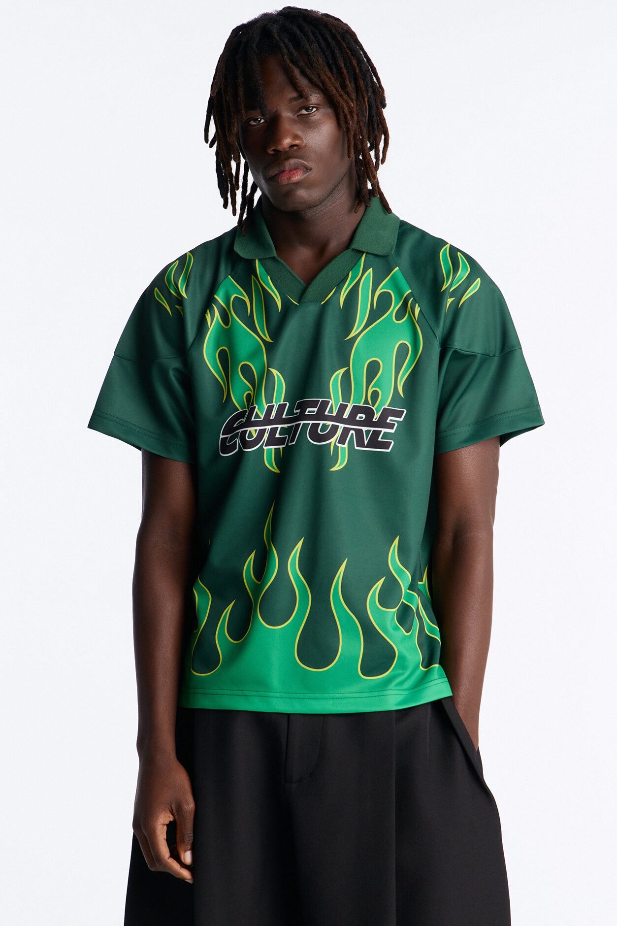 Fire Culture League Soccer Jersey - Green