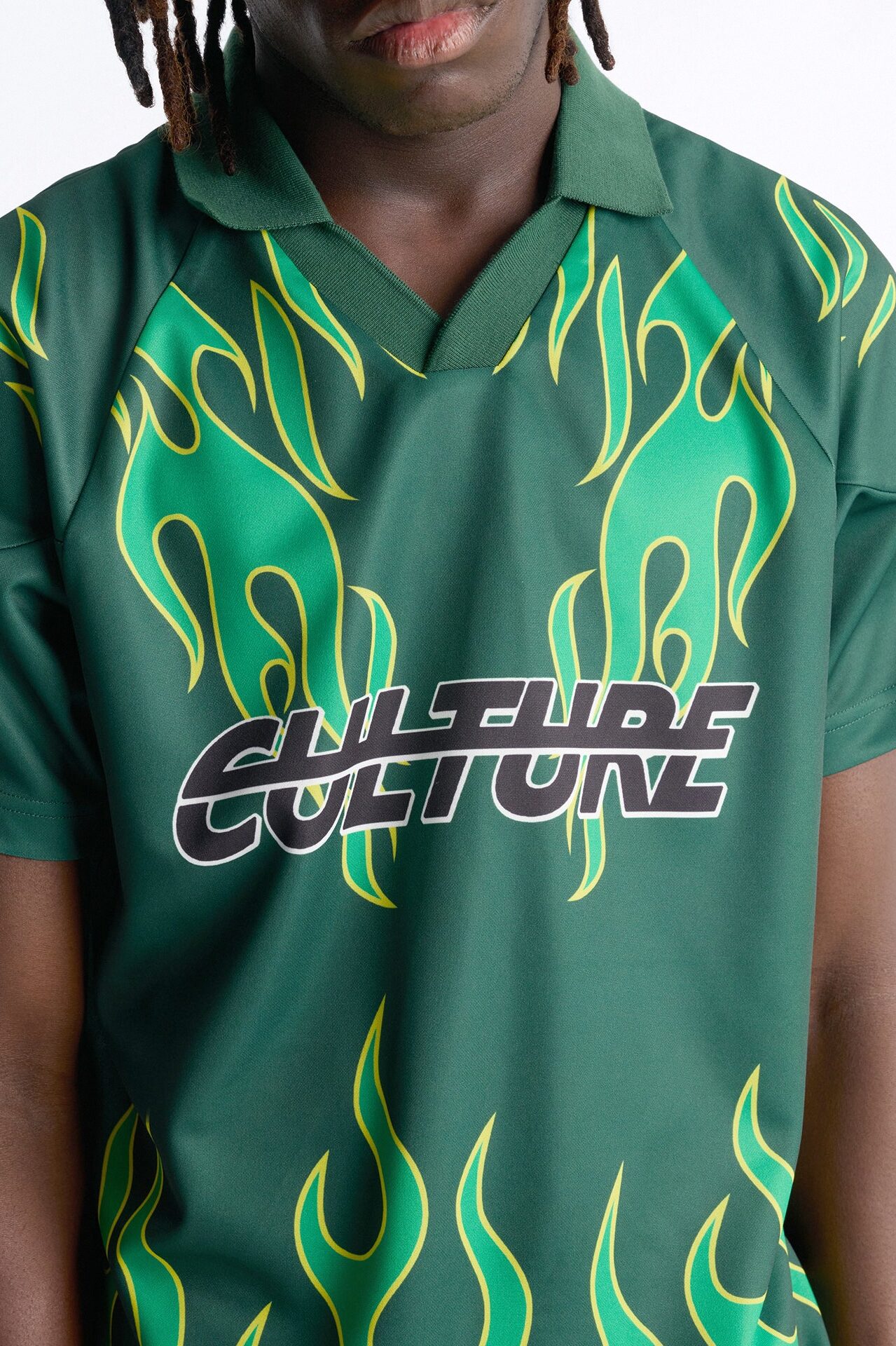 Fire Culture League Soccer Jersey - Green