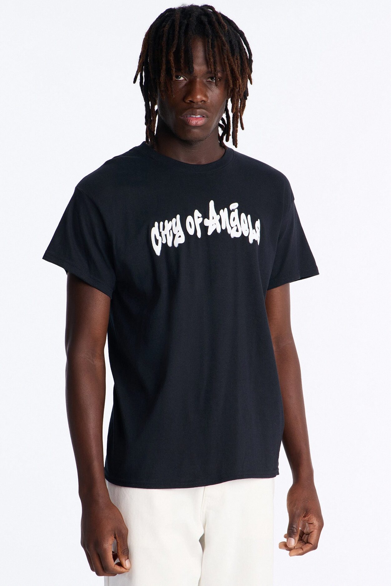 City Of Dreamers Oversized Short Sleeve Tee - Black