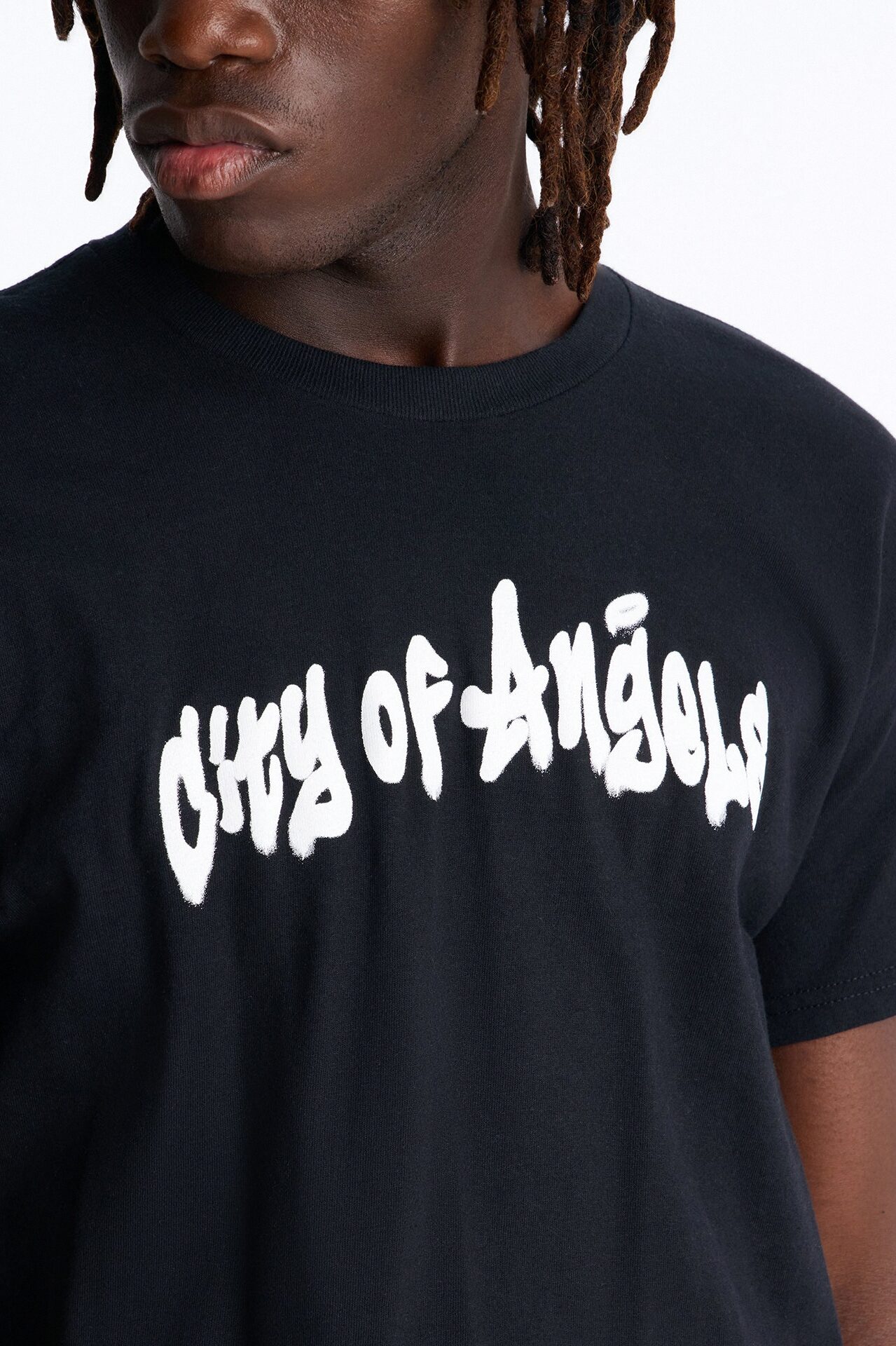 City Of Dreamers Oversized Short Sleeve Tee - Black