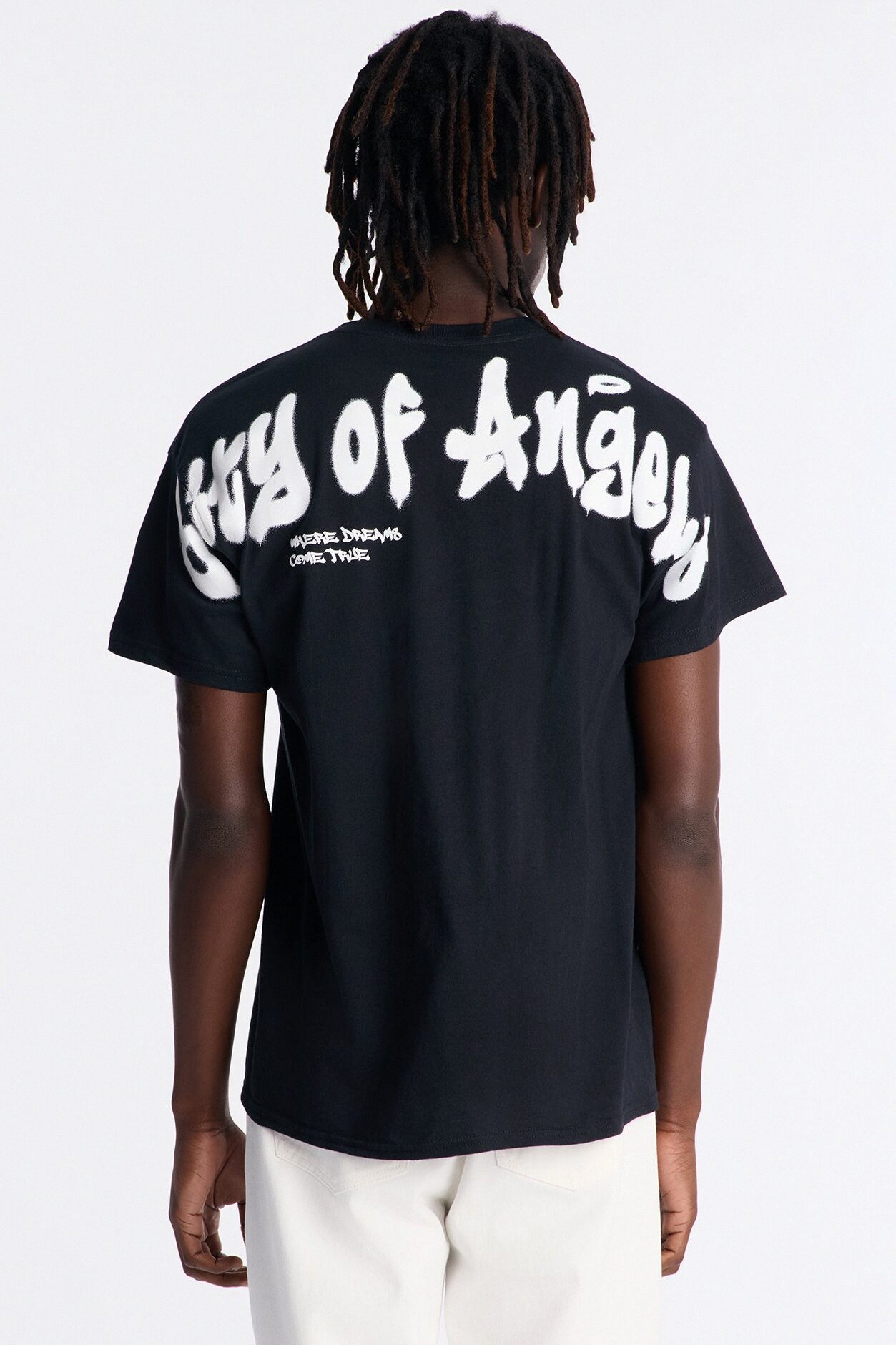 City Of Dreamers Oversized Short Sleeve Tee - Black