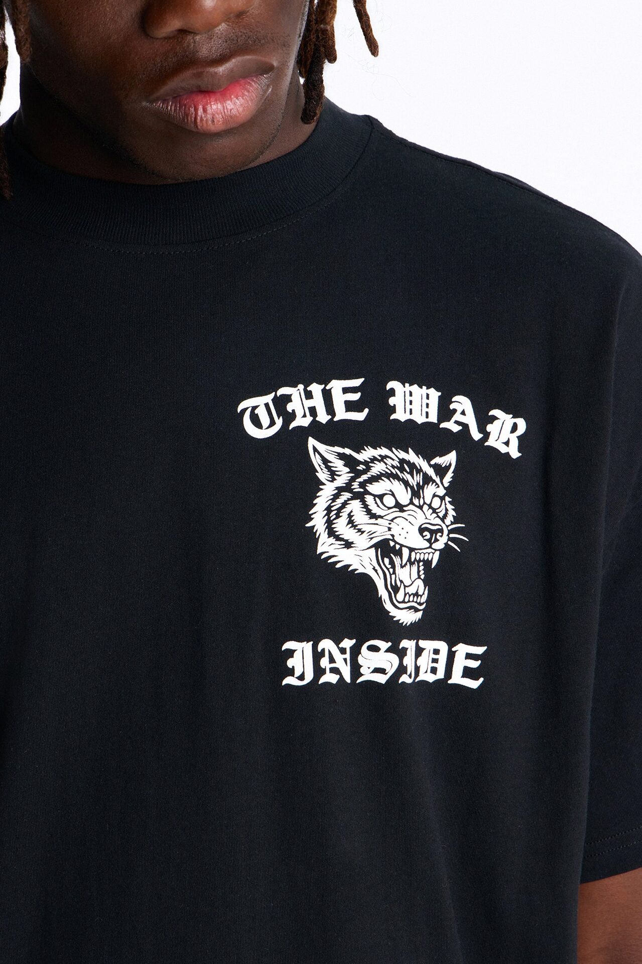 The War Inside Boxy Short Sleeve Tee - Black
