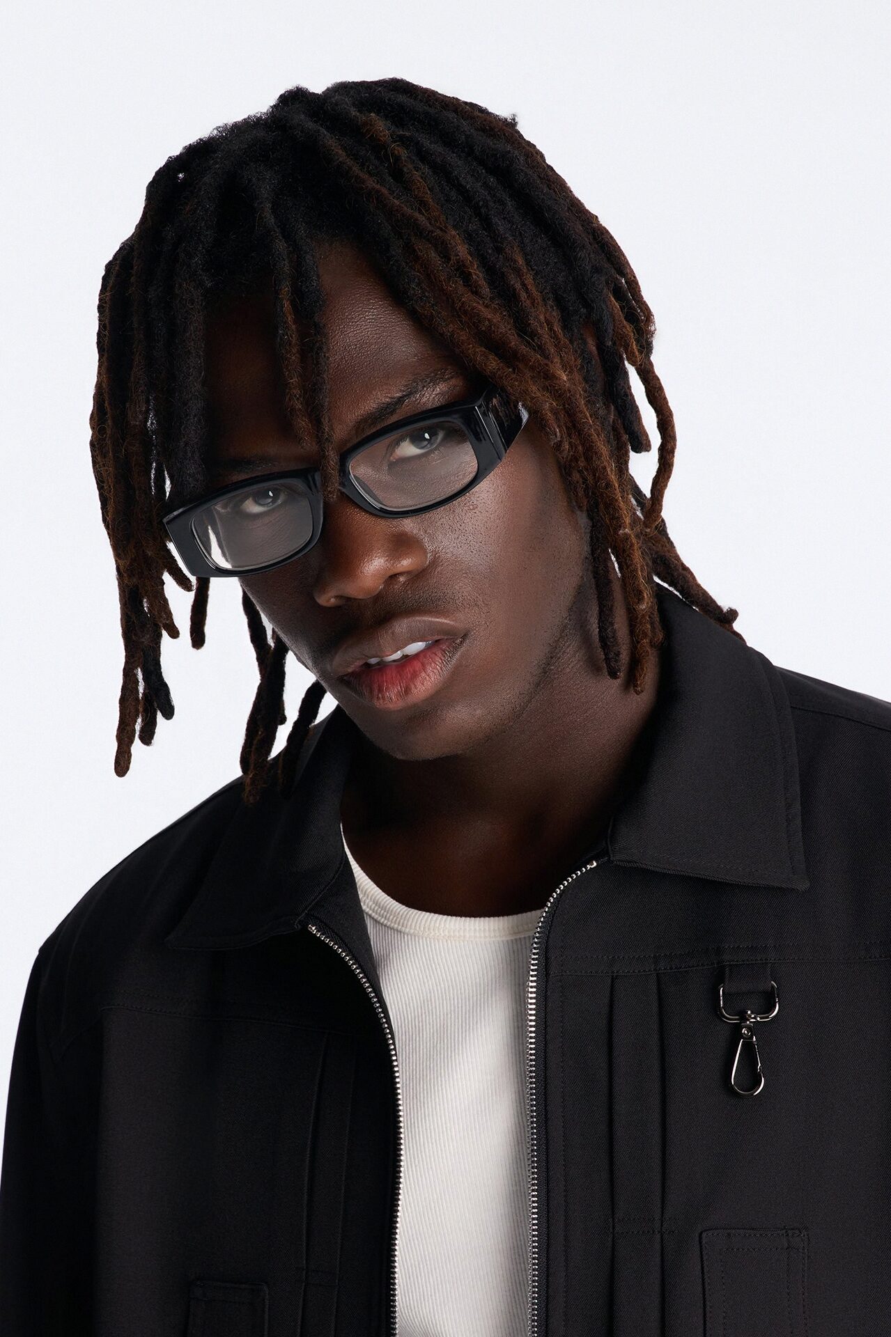 Retro Blessed Sunglasses - Black/Silver