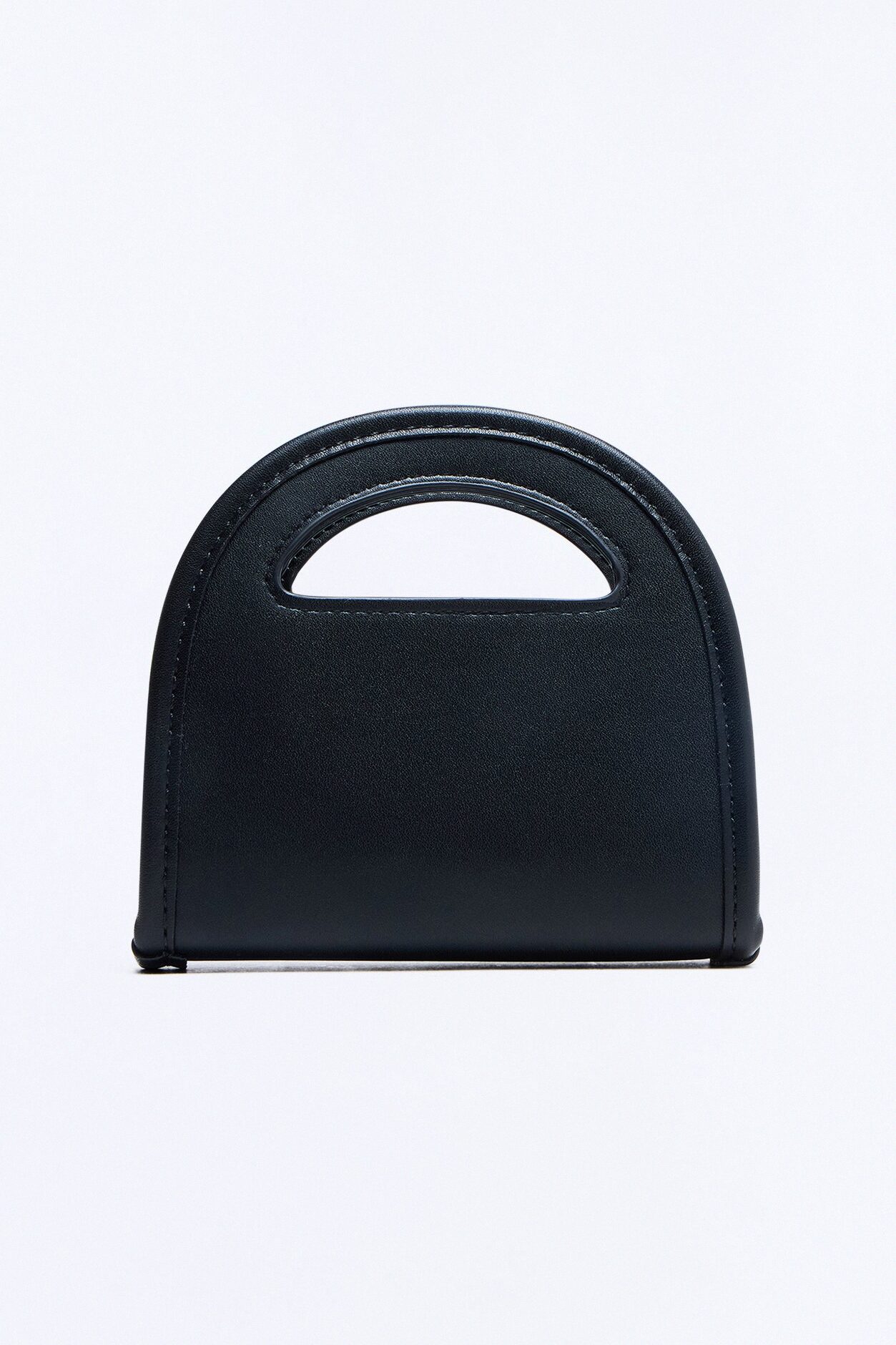 All You Need Faux Leather Crossbody Wallet - Black