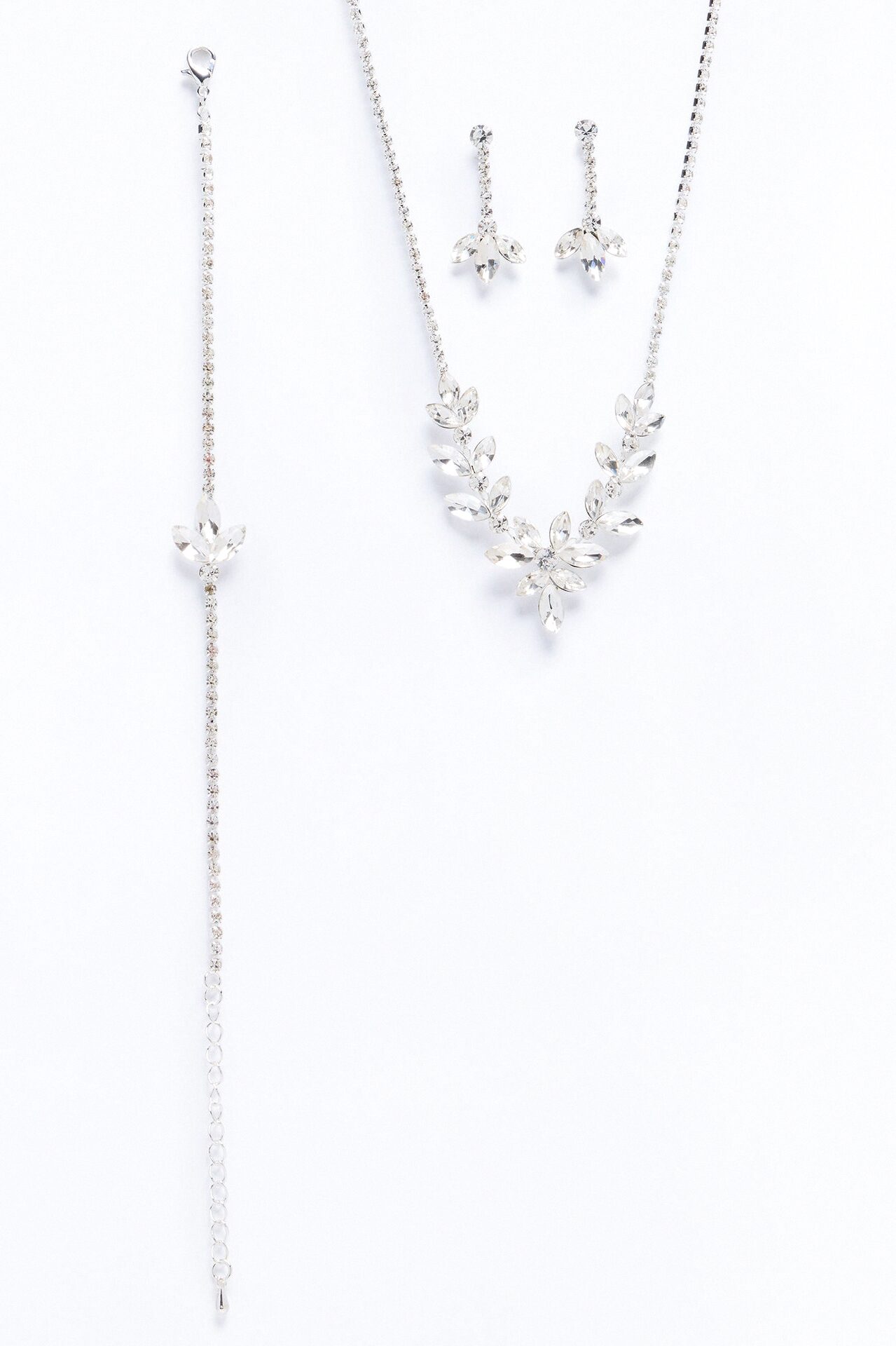 Remember The Night 3 Piece Jewelry Set - Silver