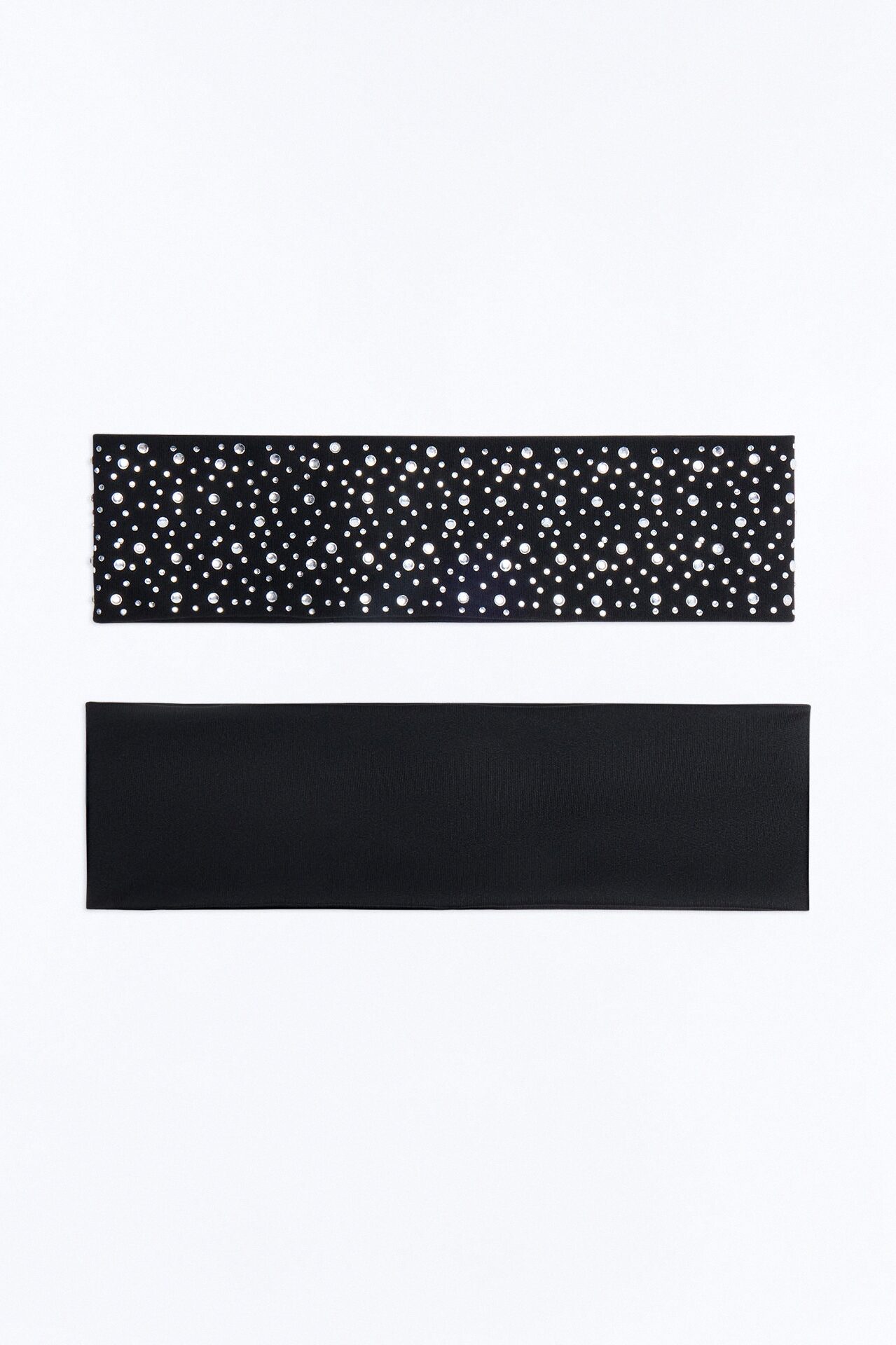 Starry Night 2 Piece Headband Set - Black