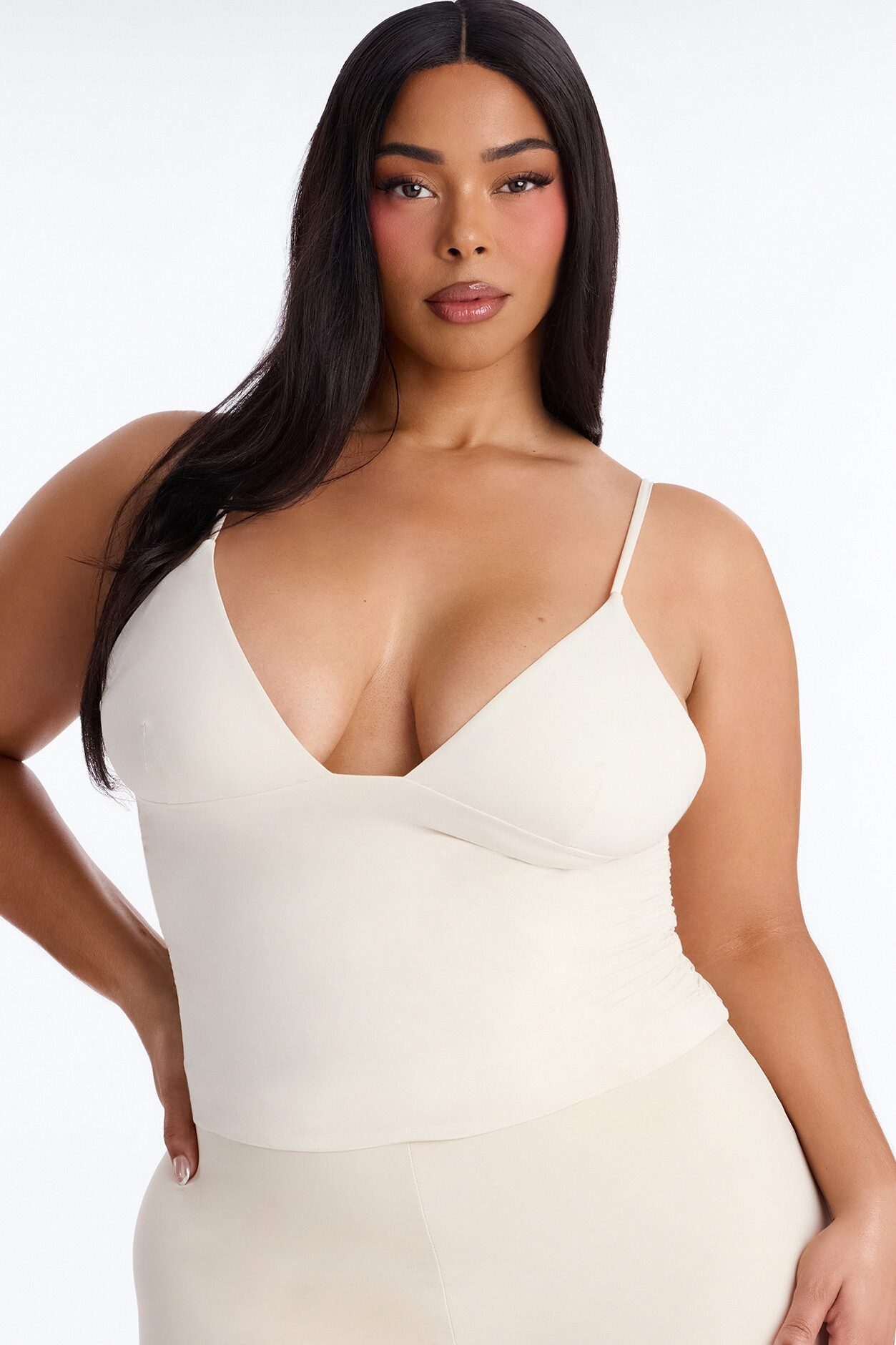Second Skin Deep U Neck Cami - Bone