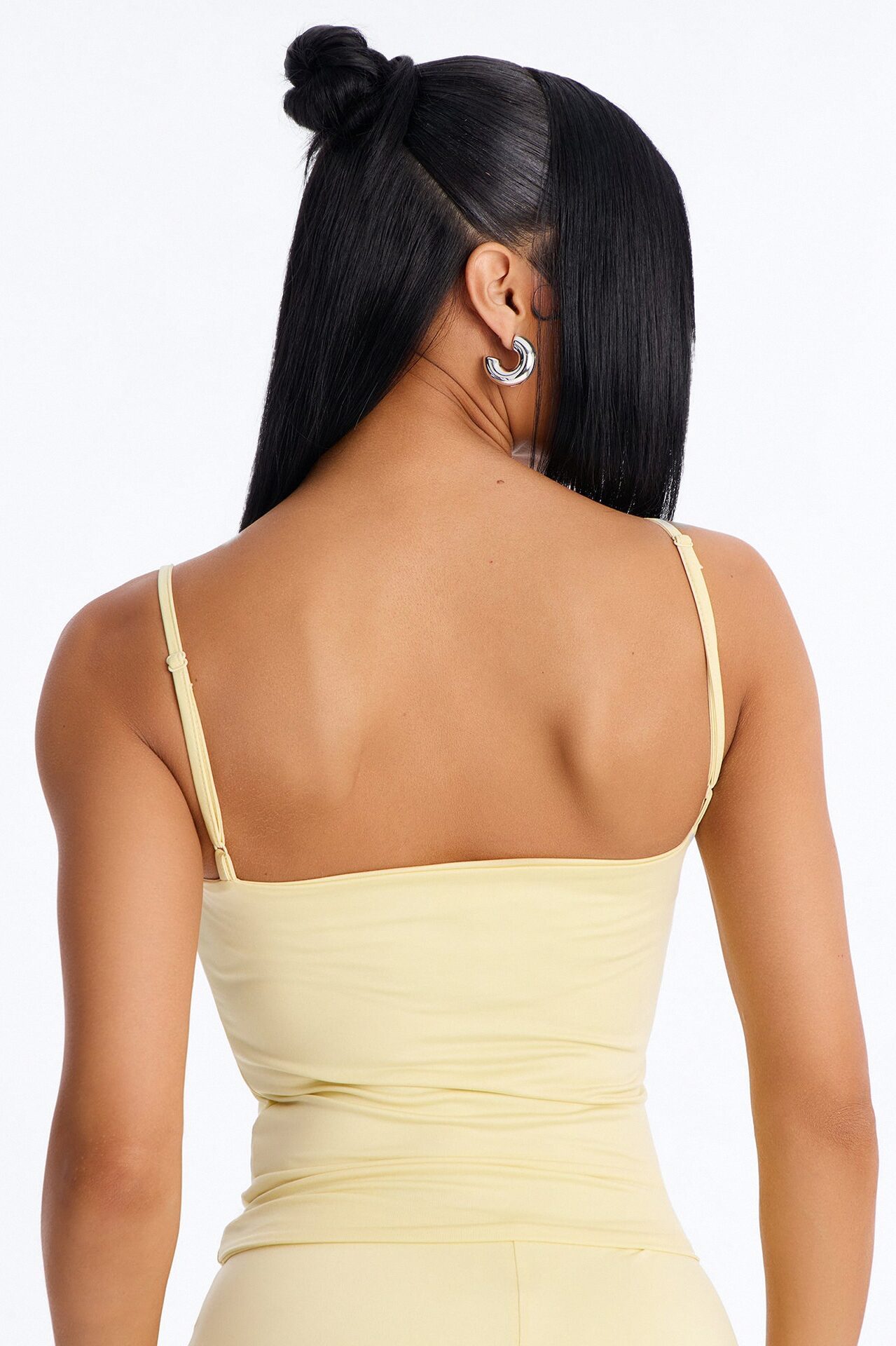 Contour Double Lined Cami Top - Butter Yellow
