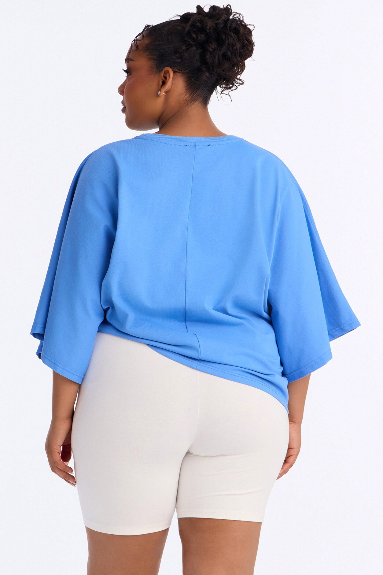 Kendall Oversized Short Sleeve T-Shirt - Blue