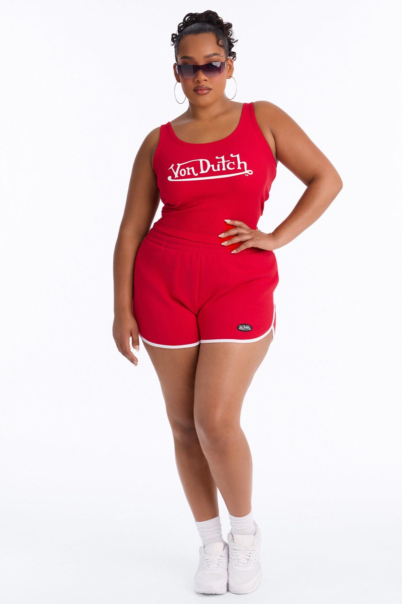 Von Dutch Americana Logo Tank - Red