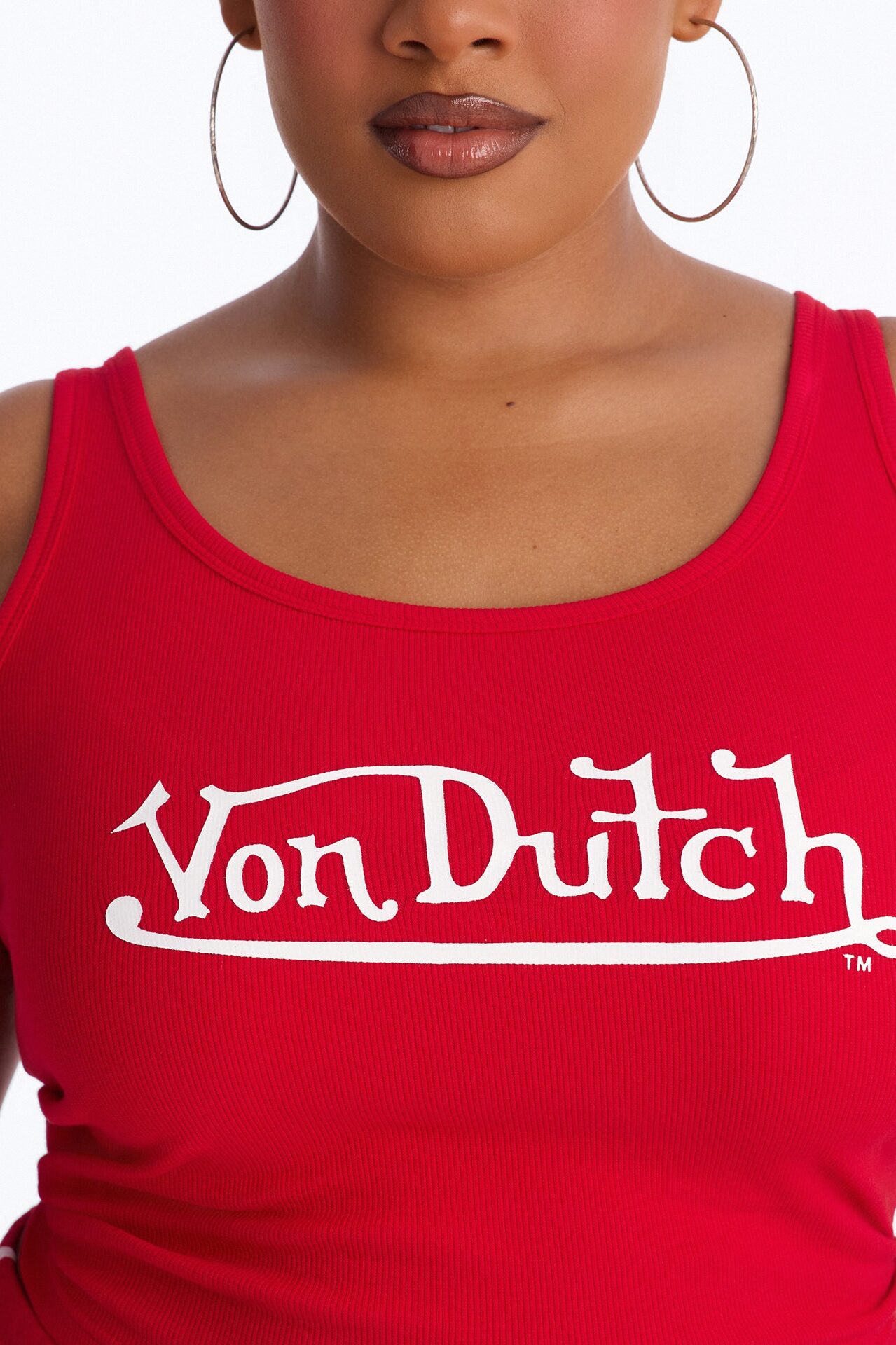 Von Dutch Americana Logo Tank - Red