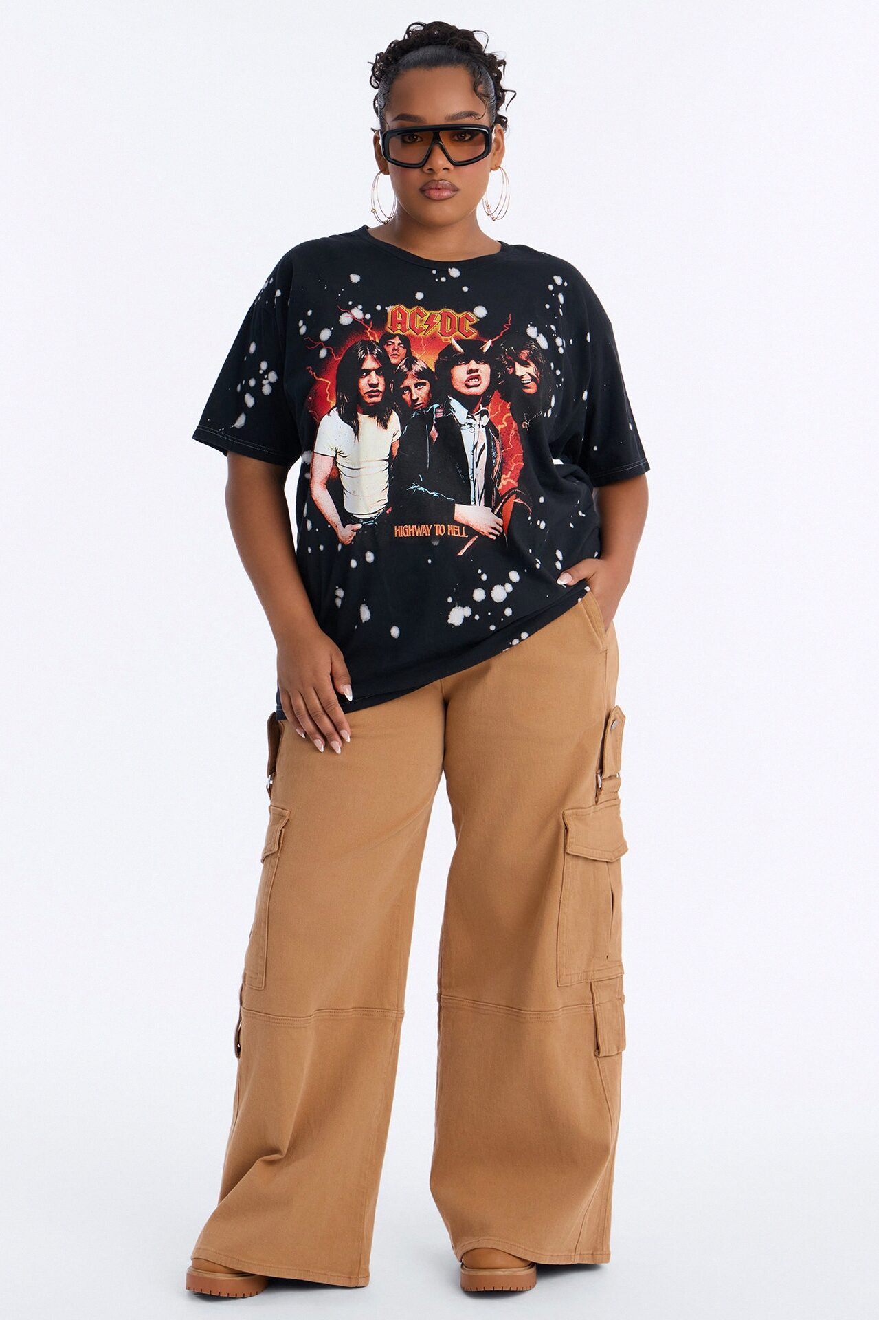 Highway To Hell ACDC Short Sleeve T-Shirt - Black
