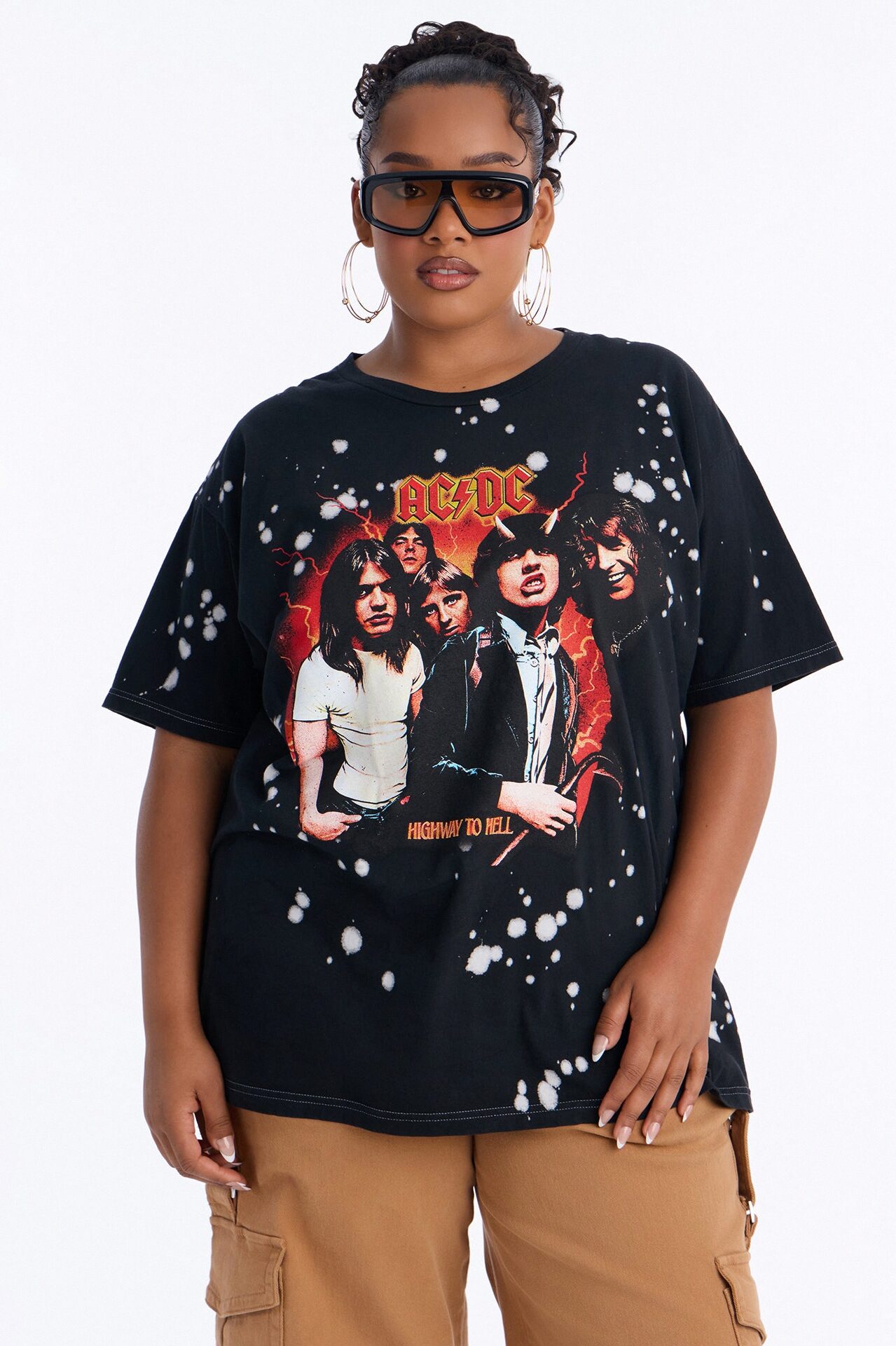 Highway To Hell ACDC Short Sleeve T-Shirt - Black