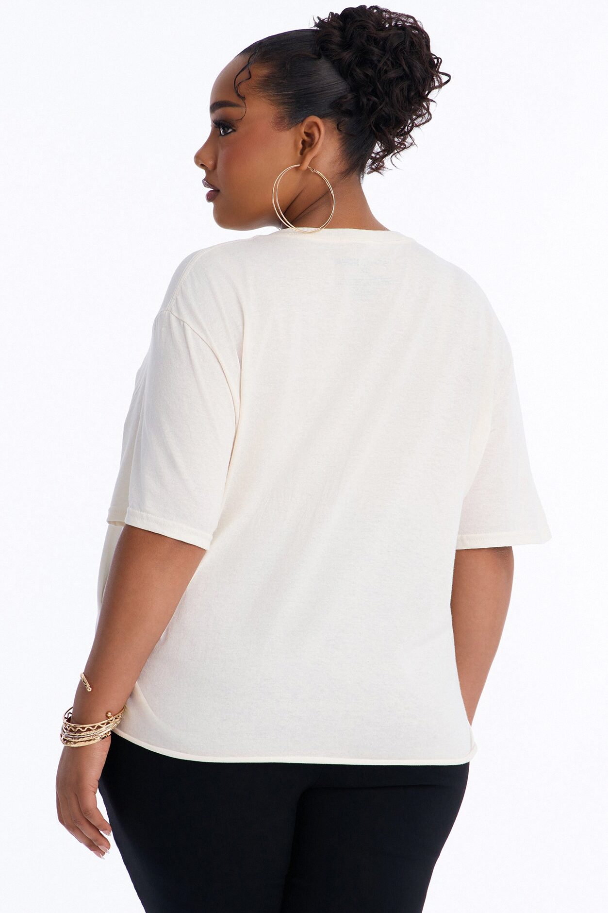 Empowered Women Oversized Tee - Off White