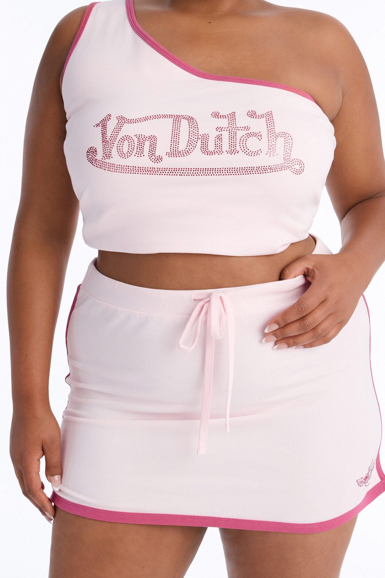 Von Dutch Angel Baby Mini Skirt - Pink