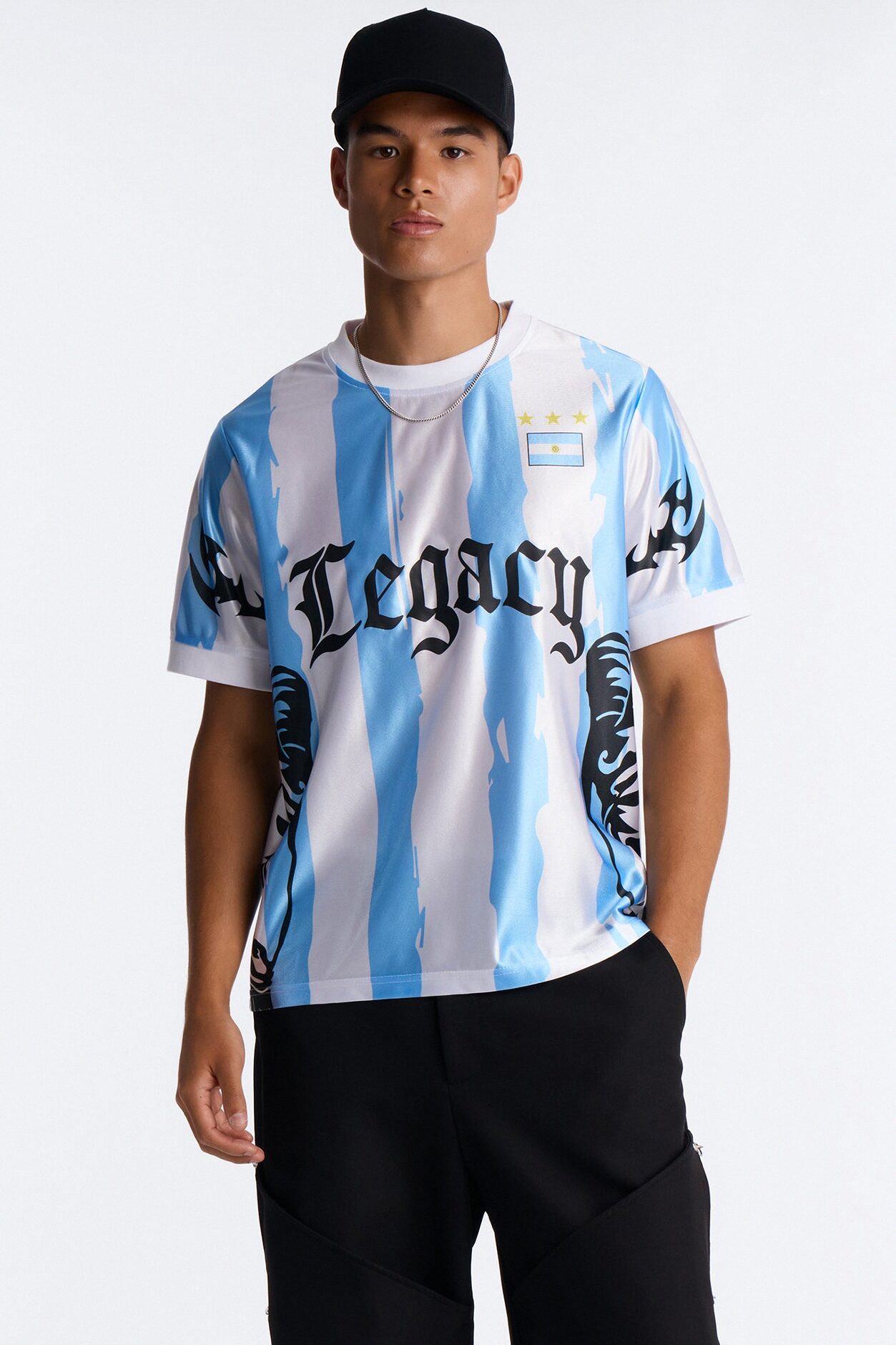 GOAT Legacy 10 Soccer Jersey - White
