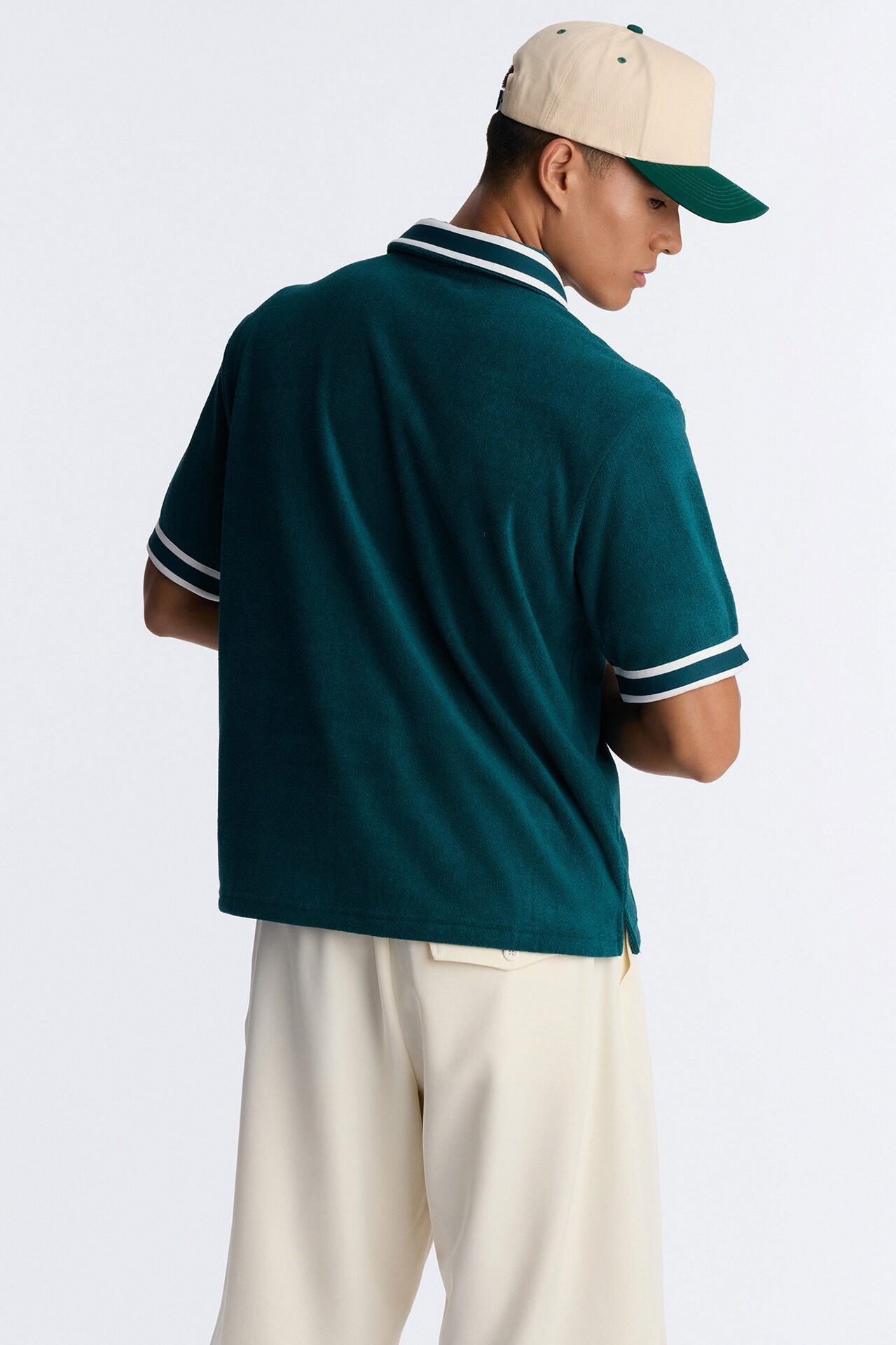 Classic Terry Cloth Polo - Teal