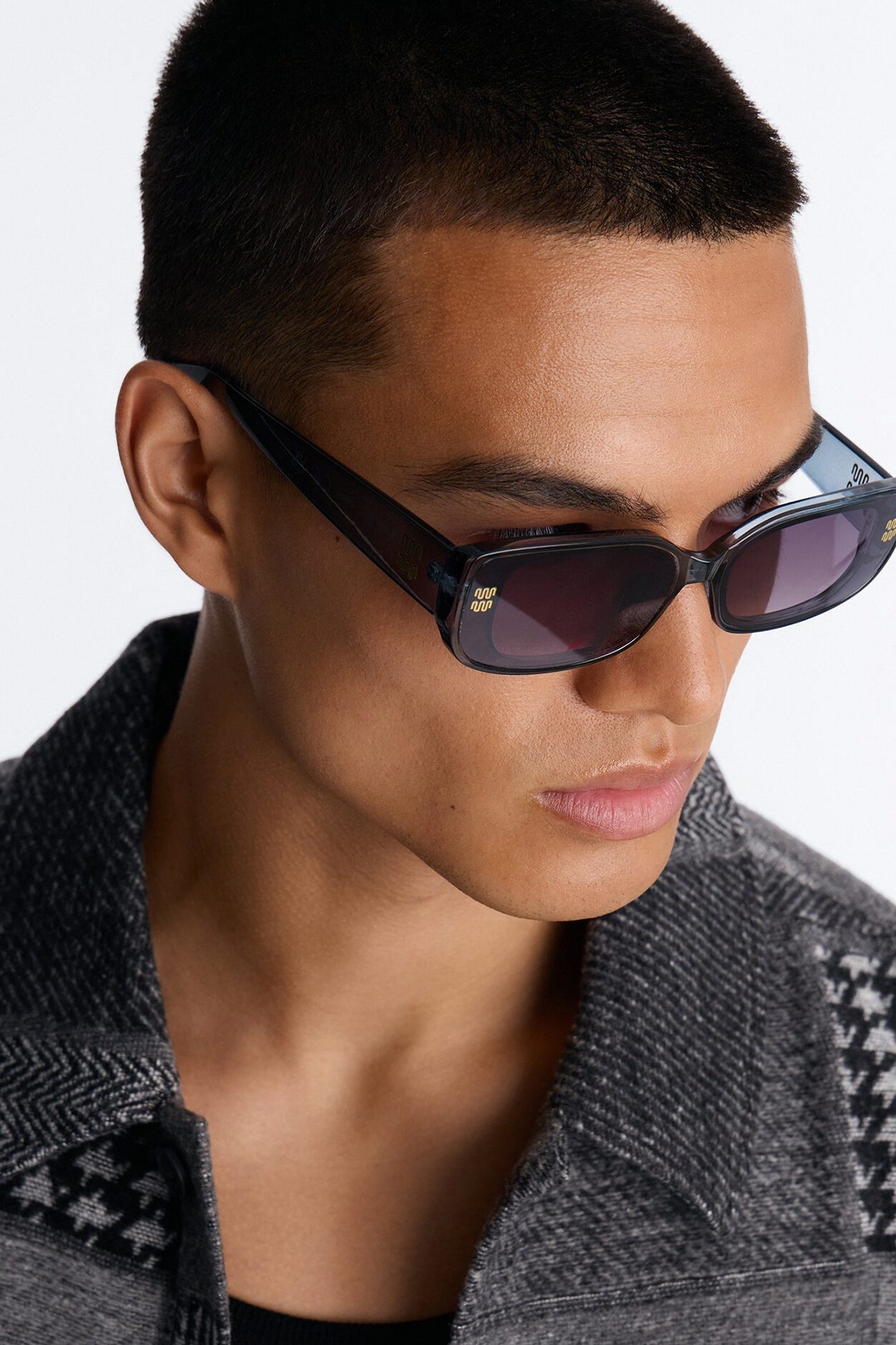 Catch Me If You Can Square Sunglasses - Blue