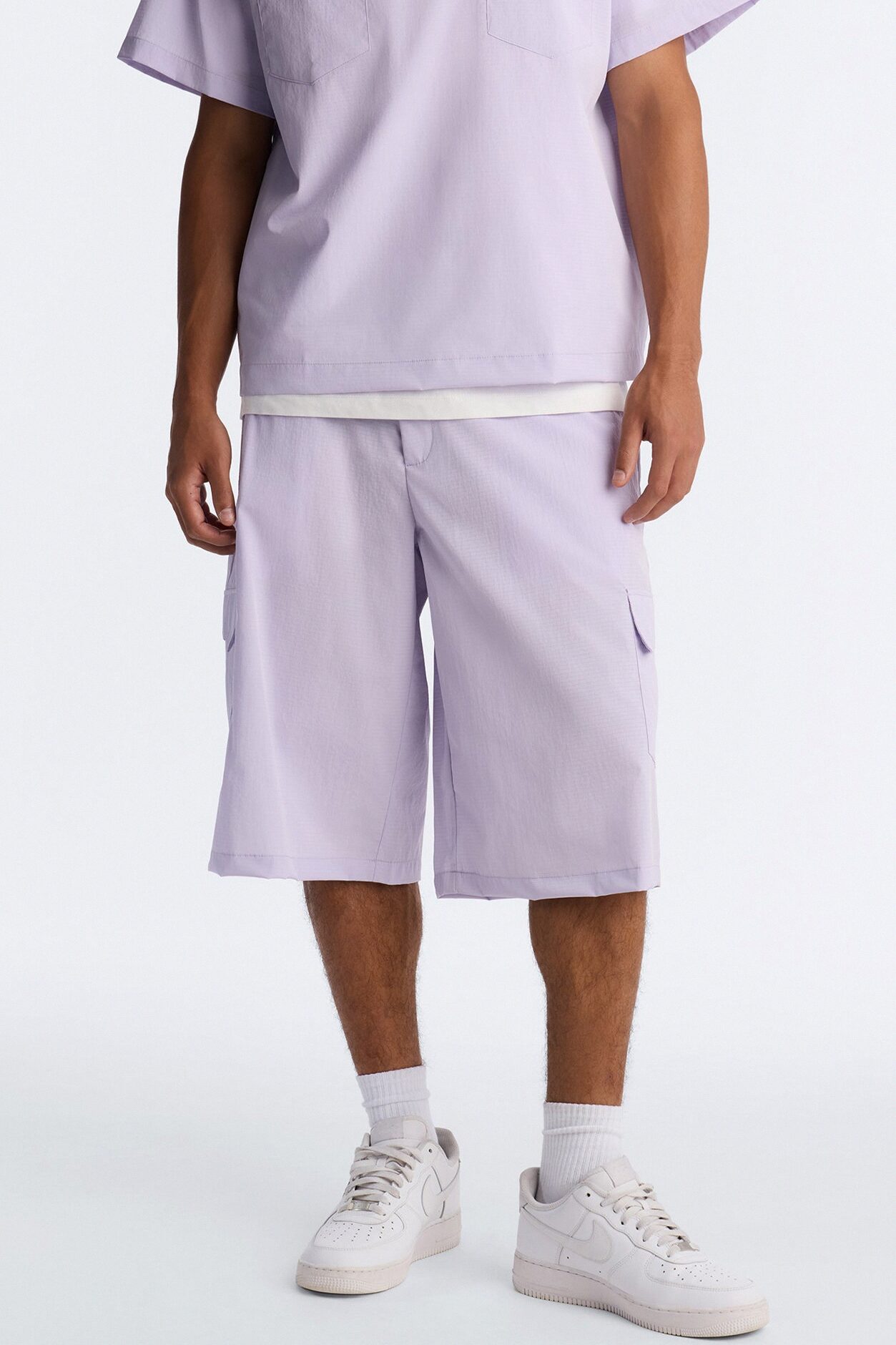 Gable Pocket Baggy Short - Purple