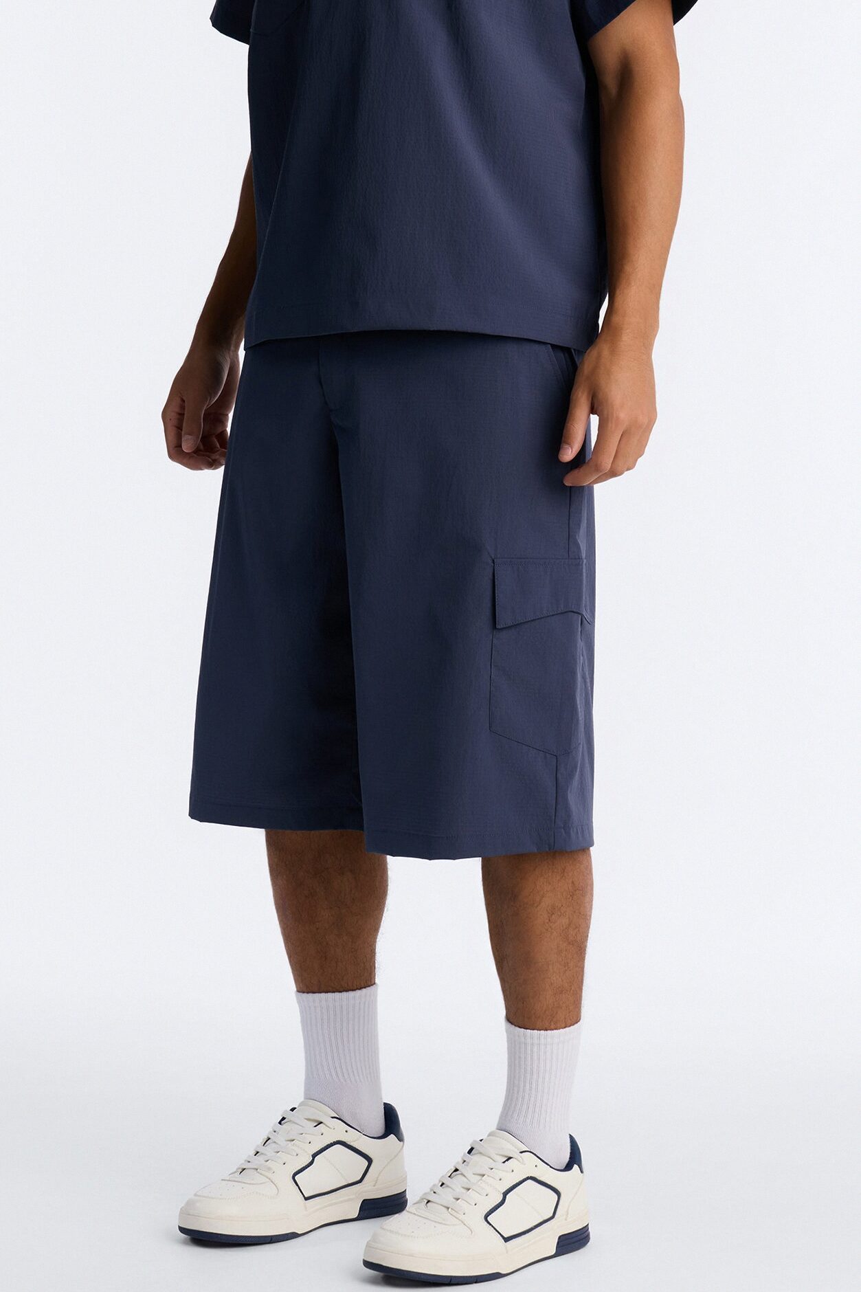 Gable Pocket Baggy Short - Navy