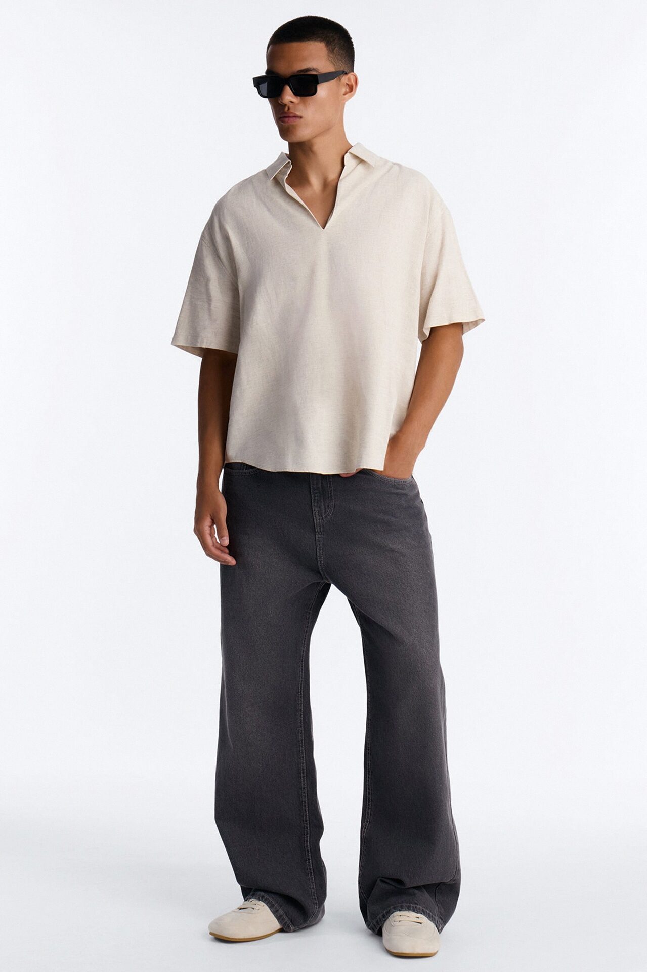 The Base Baggy Jean - Grey