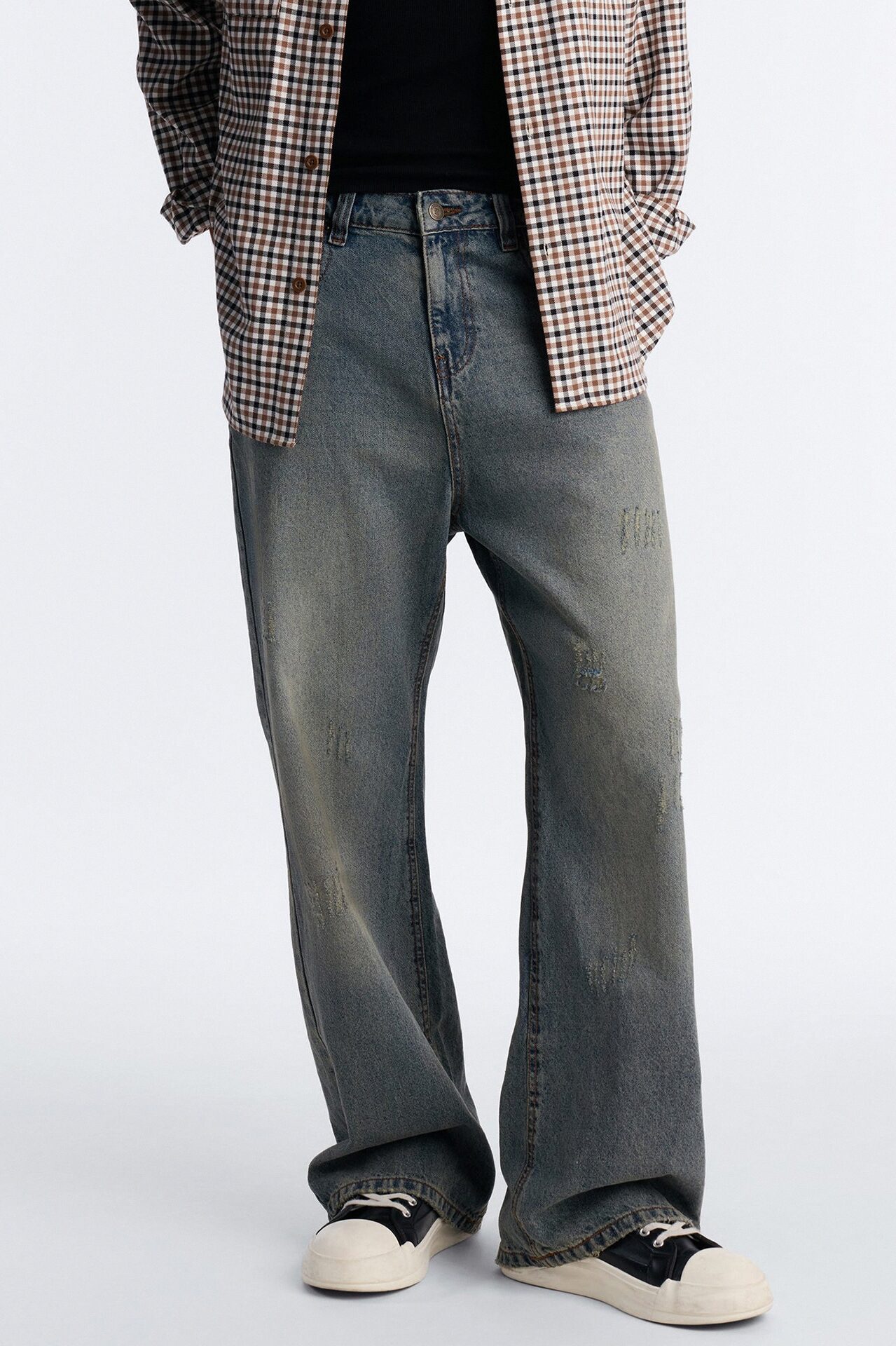 The Monday Baggy Jean - Light Blue Wash