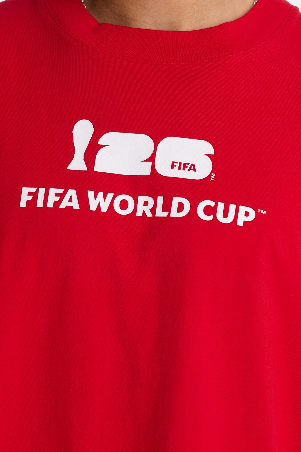FIFA World Cup Spain Striker Short Sleeve Tee - Red