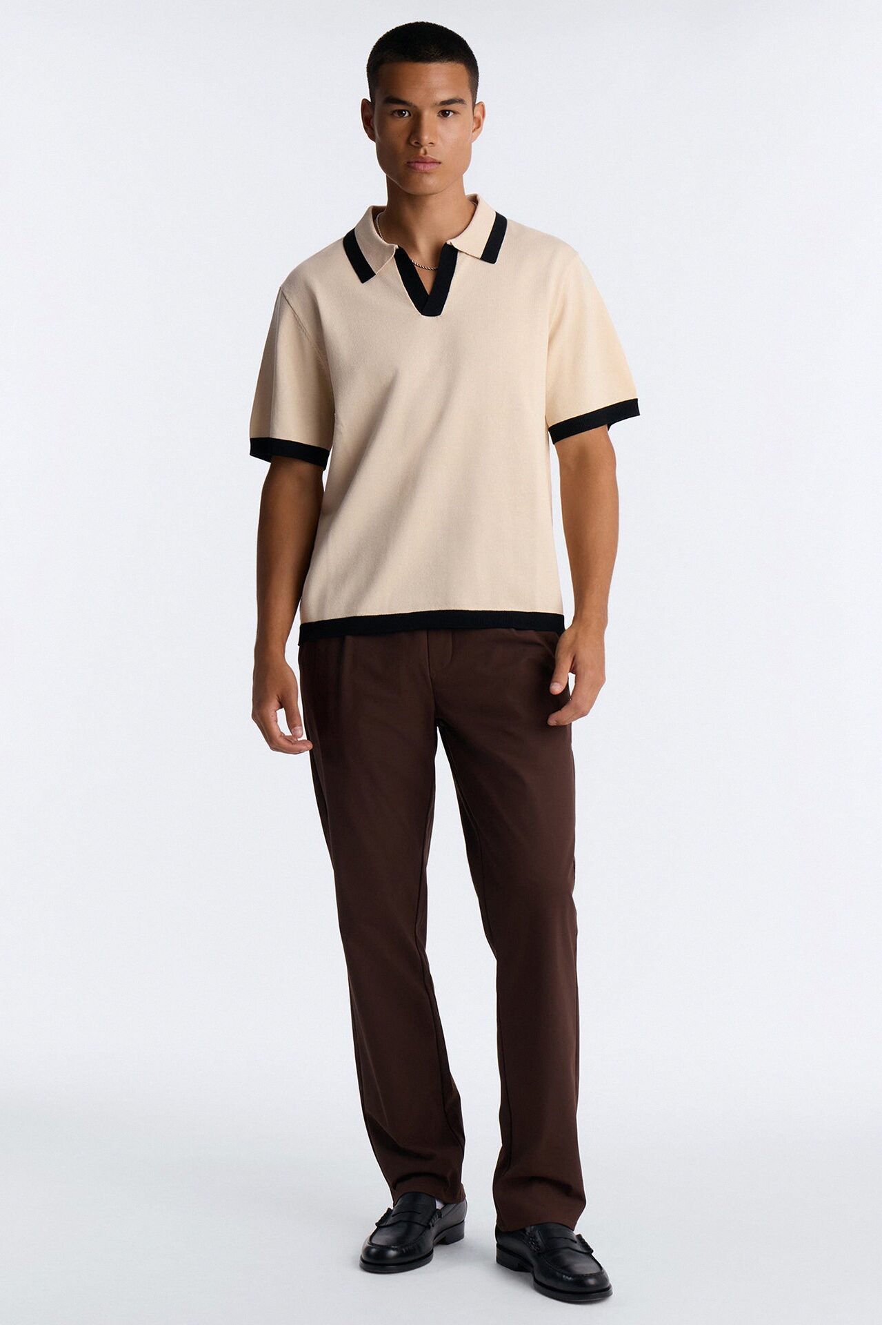 Cedric Straight Pant - Brown