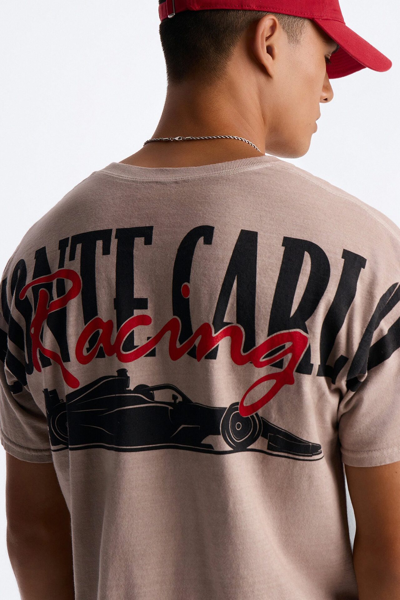 Monte Carlo Racing Boxy Short Sleeve Tee - Taupe