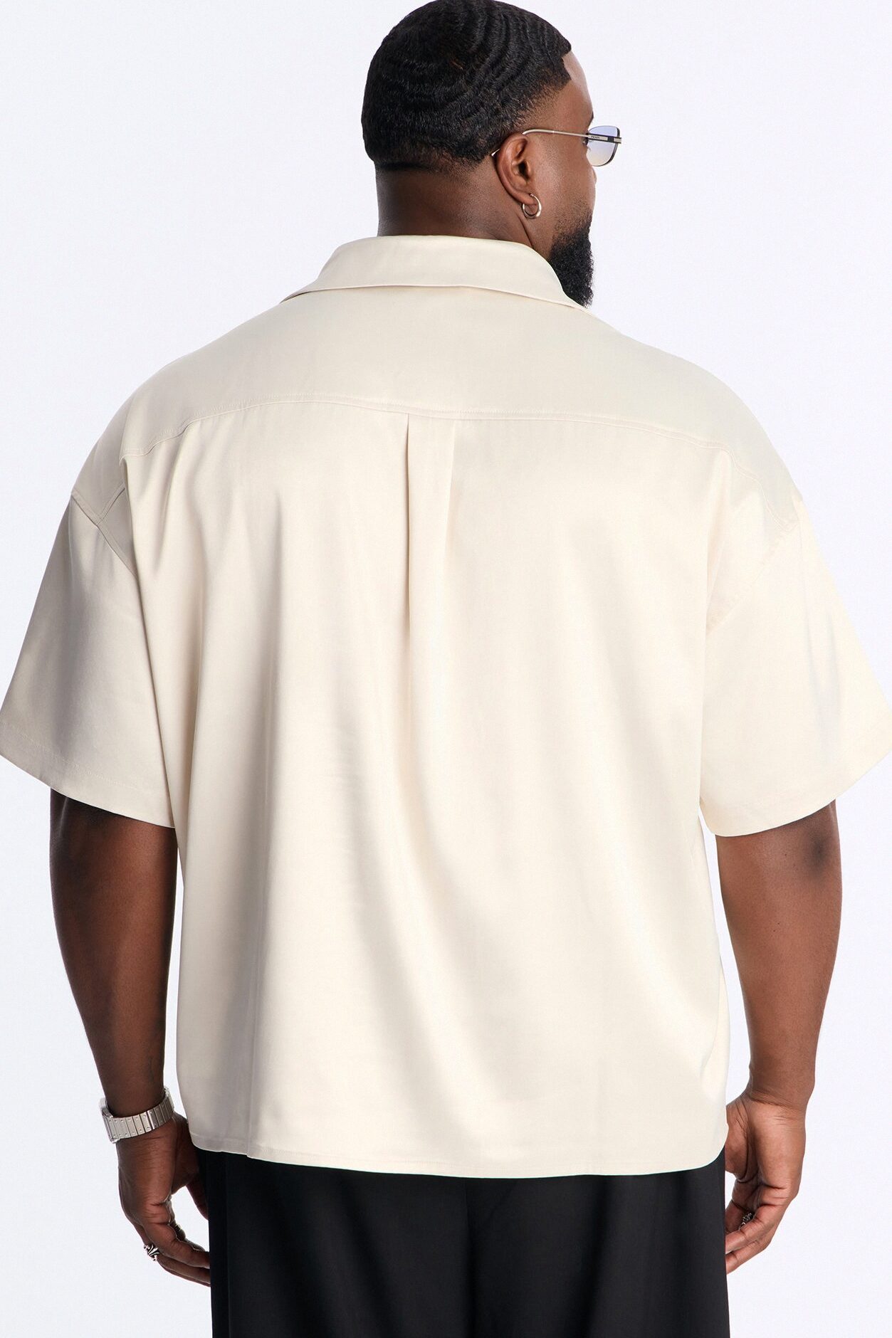 Relaxed Luxe Lumina Easy Flow Polo - White