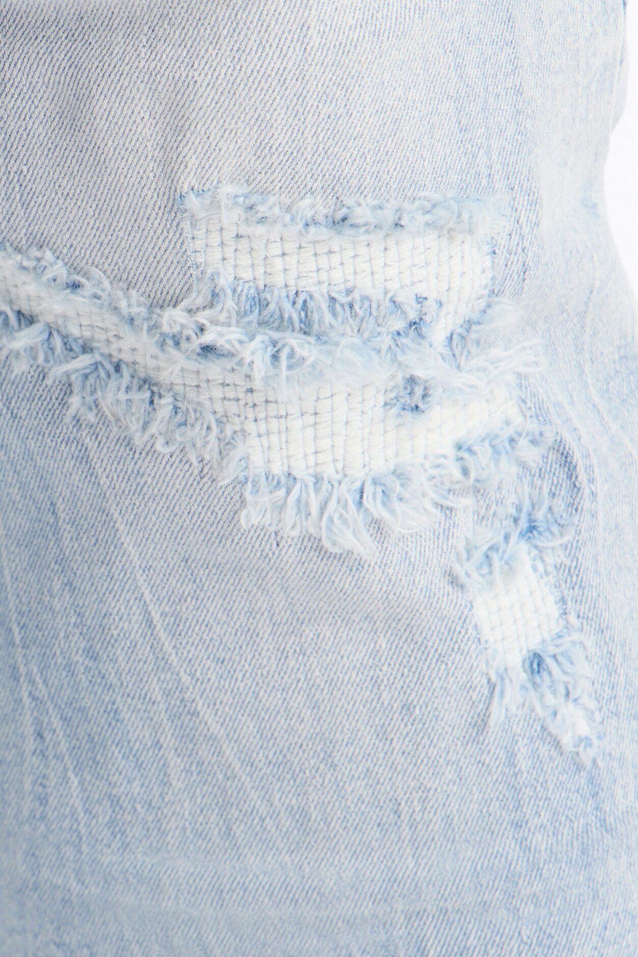 Dreamy Stacked Skinny Flare Jeans - Light Blue Wash