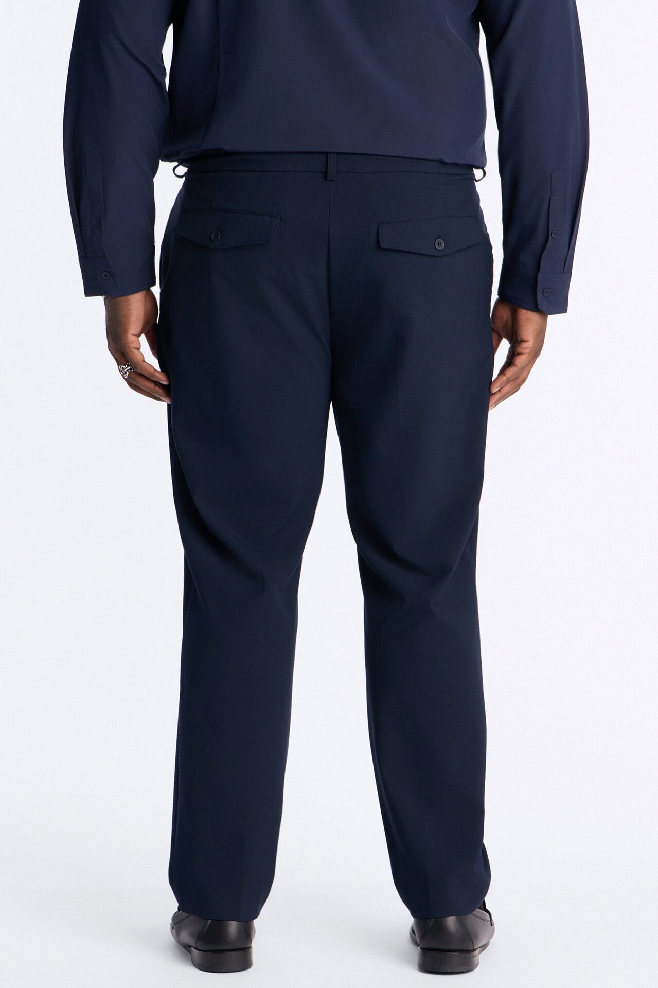Windsor Luxe Slim Trouser - Navy