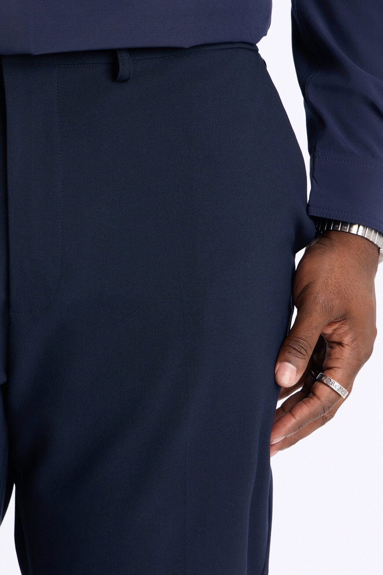 Windsor Luxe Slim Trouser - Navy