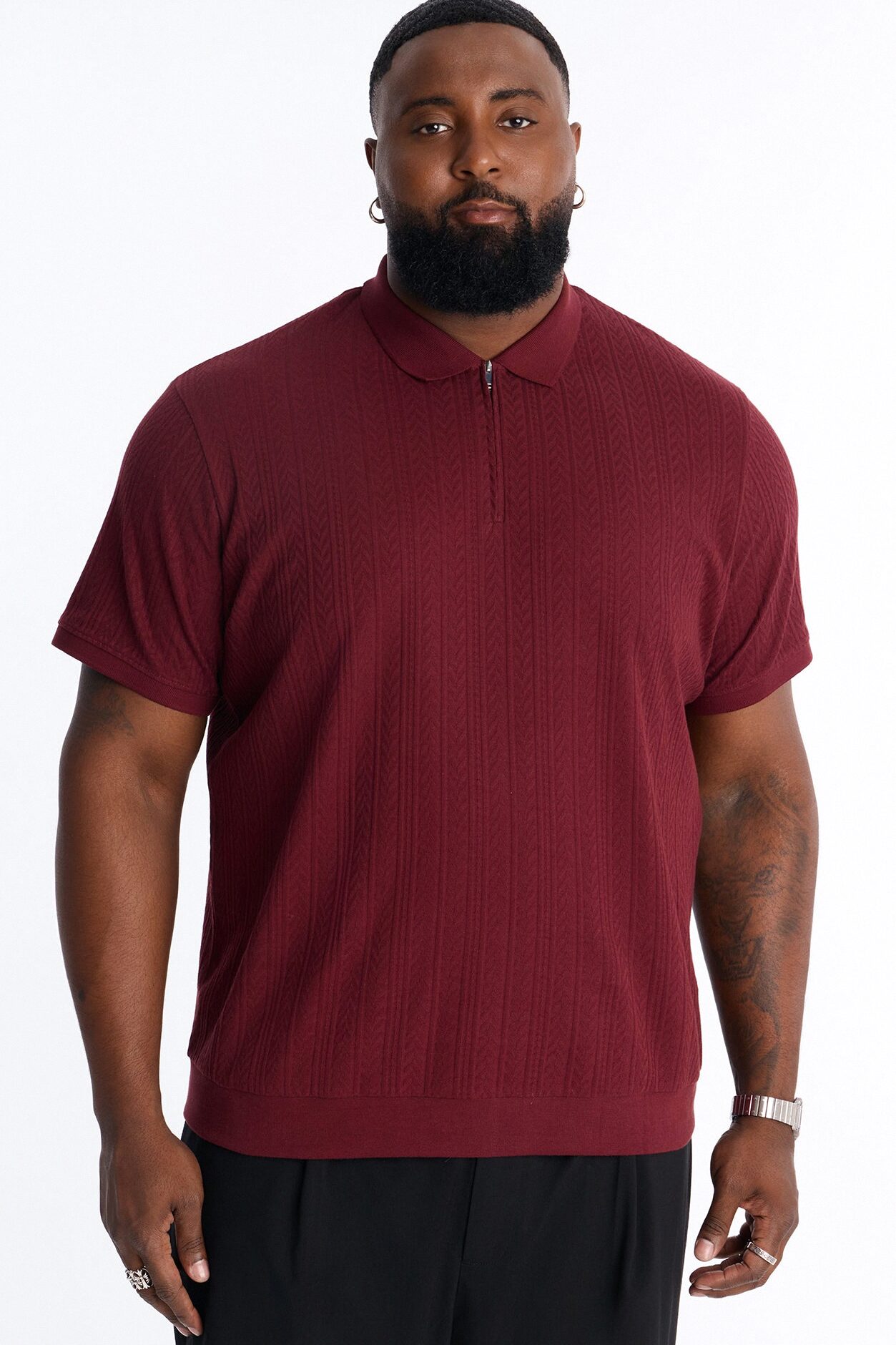 Fairway Short Sleeve Polo - Wine
